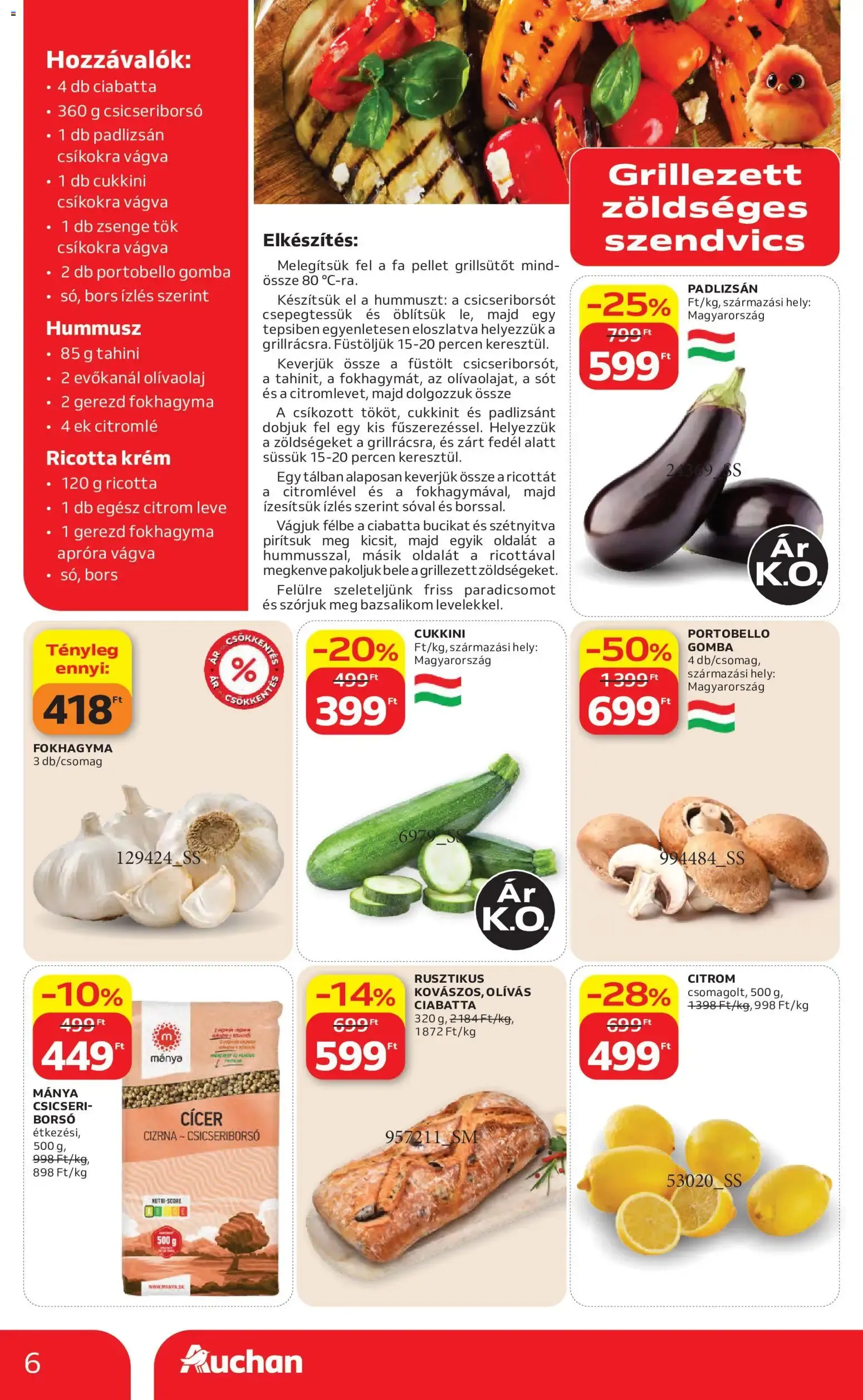 Katalógus Auchan akciós újság - 2026.07.30. -tól/töl > akció, lapozható szórólap 🛍️ július 30.-tól augusztus 5.-ig 2026. - Oldal 6