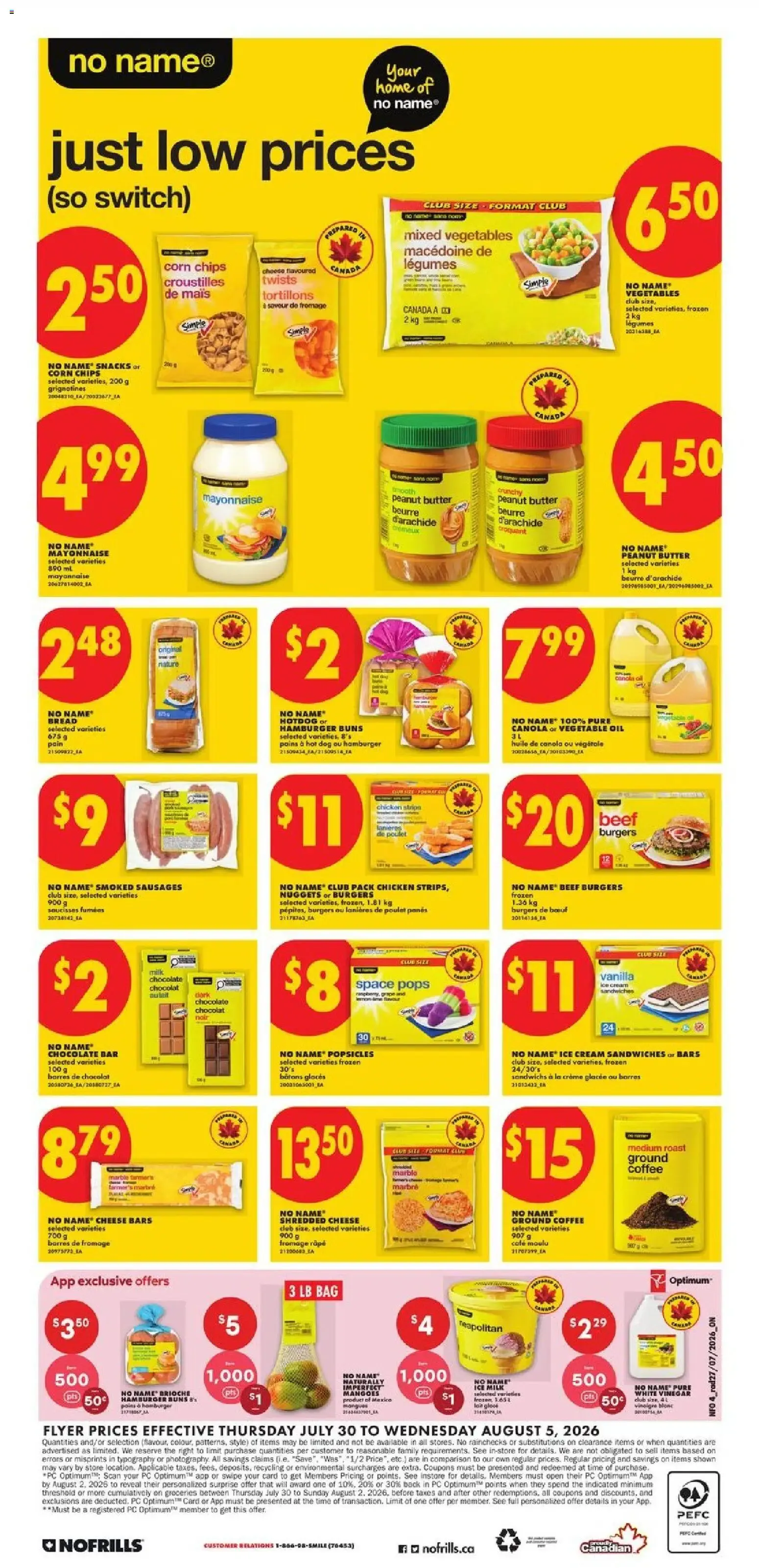 No Frills weekly flyer / circulaire from Jul 30, 2026 > weekly specials & deals from July 30 to August 5 2026 - flyer page 5