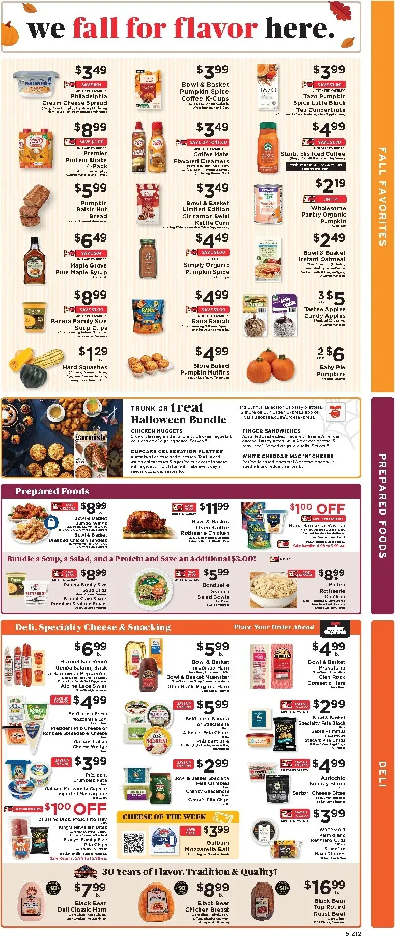 Weekly promotion Current ShopRite leaflet valid from Sunday 10/18/2026 to Saturday 10/24/2026 spanning from October 18 to October 24 2026 - Page 6 for Catalogue 365