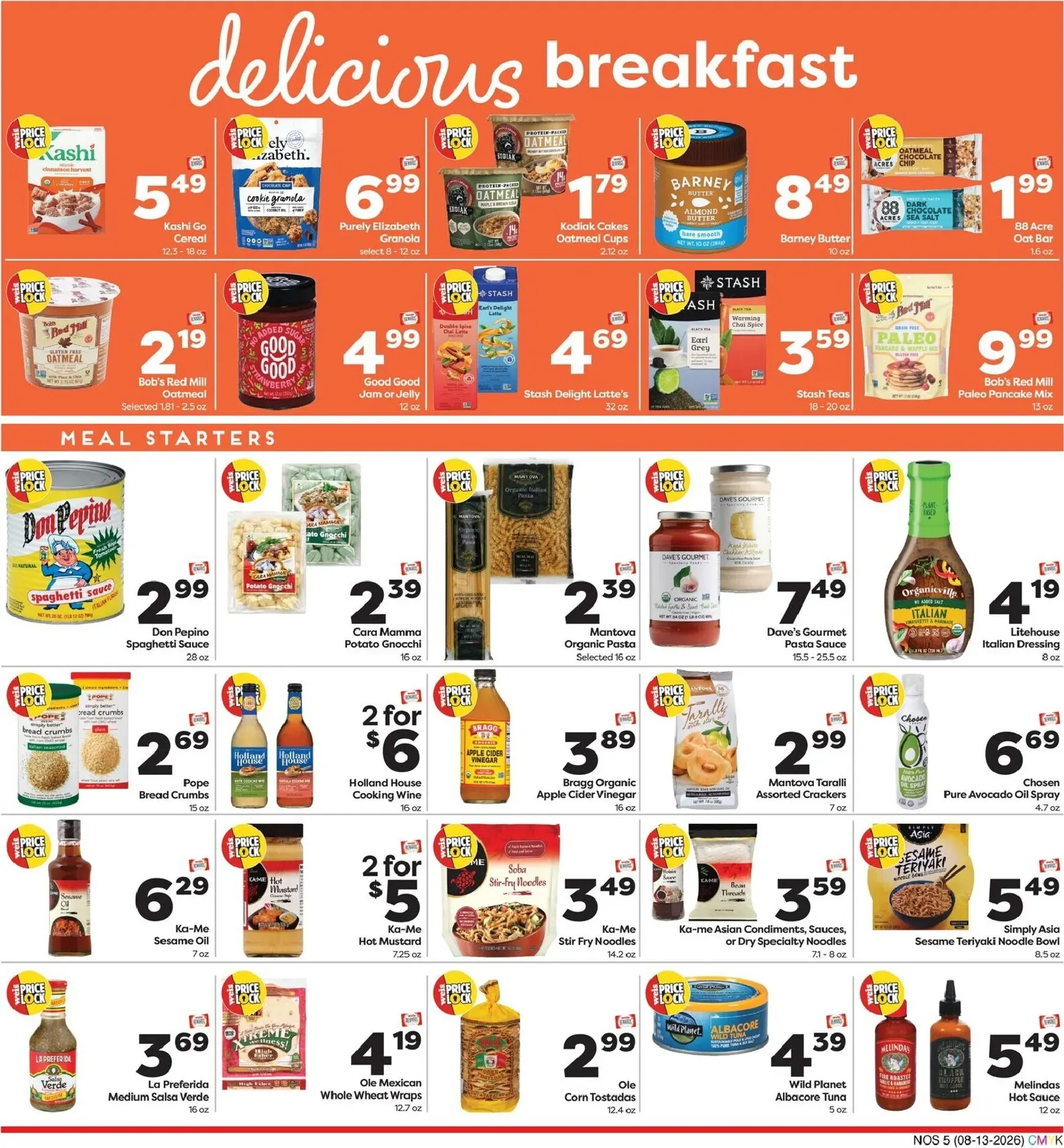 Weekly ad Current Weis Markets - Natural & Organic leaflet valid from Thursday 08/13/2026 to Wednesday 09/09/2026 from August 13 to September 9 2026 - Page 5