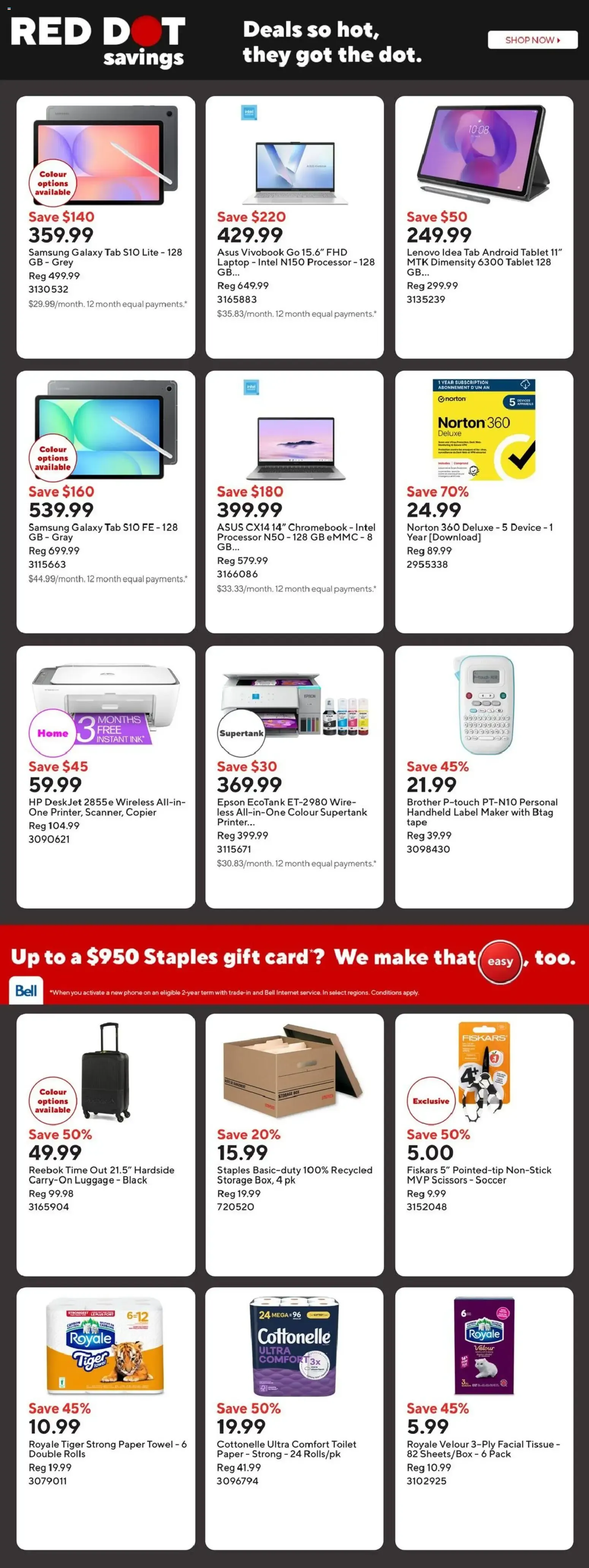 Staples weekly flyer / circulaire from Jun 5, 2026 > weekly specials & deals from June 5 to June 11 2026 - flyer page 3