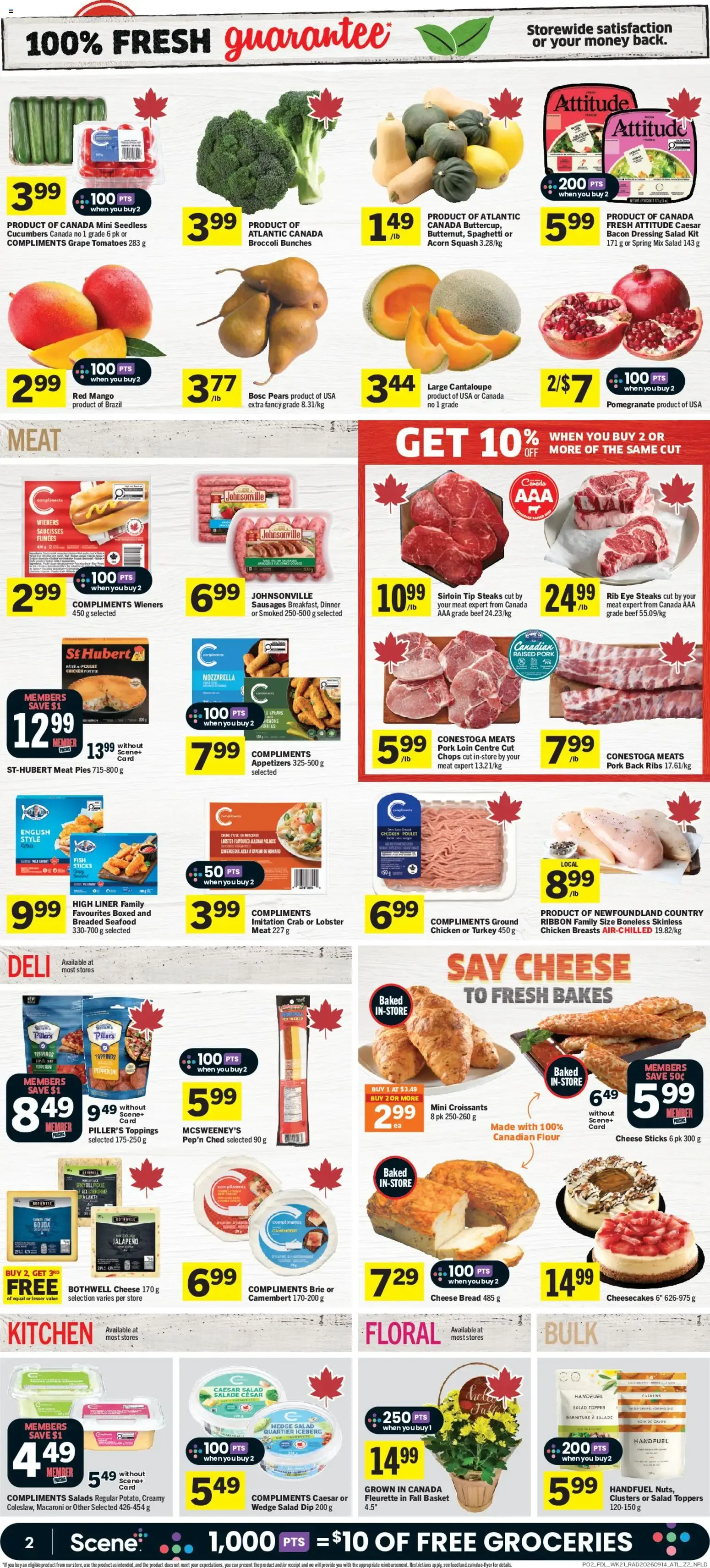 Foodland weekly flyer / circulaire from Sep 17, 2026 > weekly specials & deals from September 17 to September 23 2026 - flyer page 3
