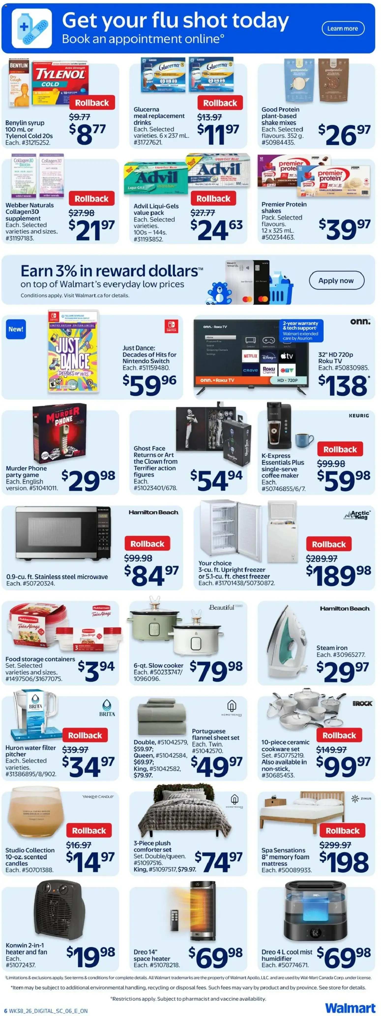 Walmart weekly flyer from Oct 15, 2026 > weekly specials & deals from October 15 to October 21 2026 - flyer page 9