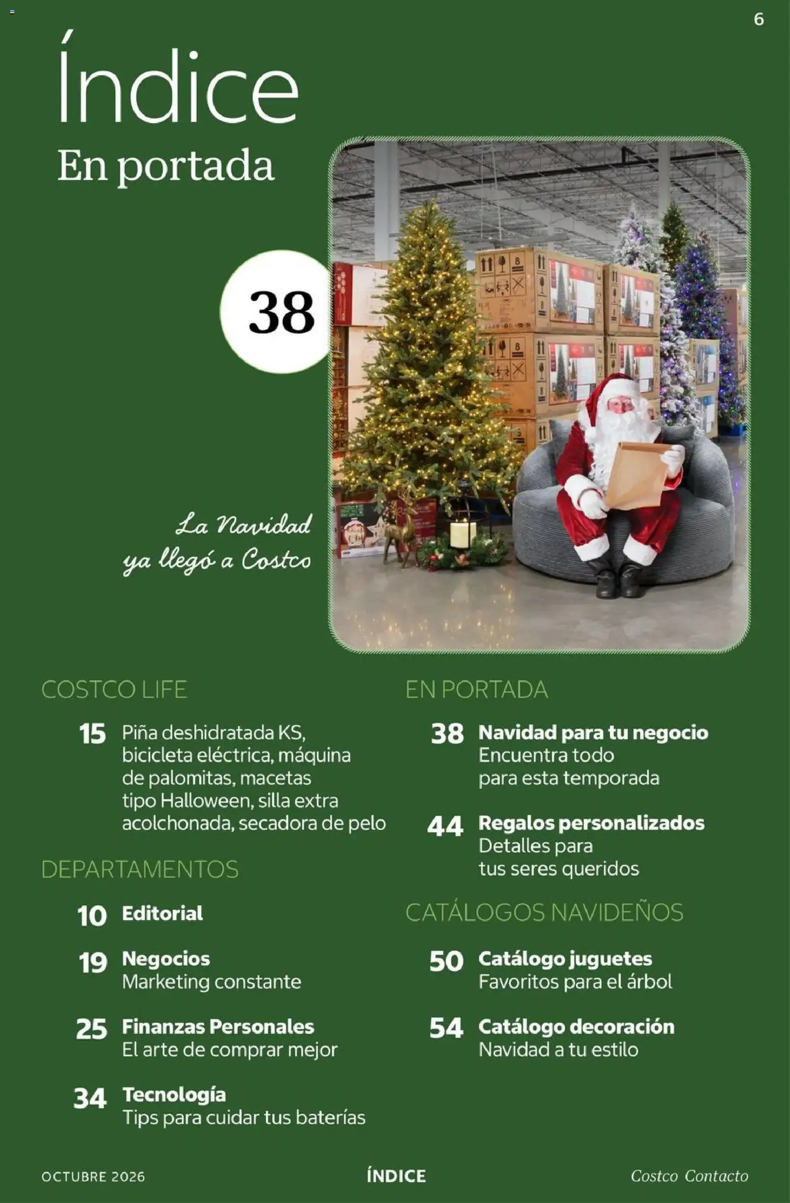 Catálogo de Costco Contacto: Navidad en Costco 1 de octubre al 31 de octubre 2026 - Pagina 6