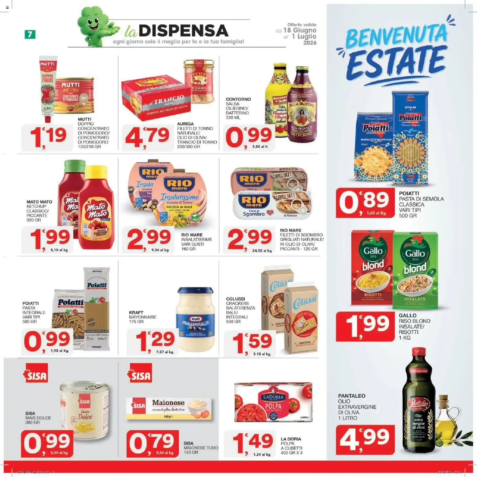 Nuovo SISA volantino Quick dal 18/06/2026 > offerte anteprima 🛍️ da 18 giugno a 1 luglio di 2026 - Pagina del volantino 7