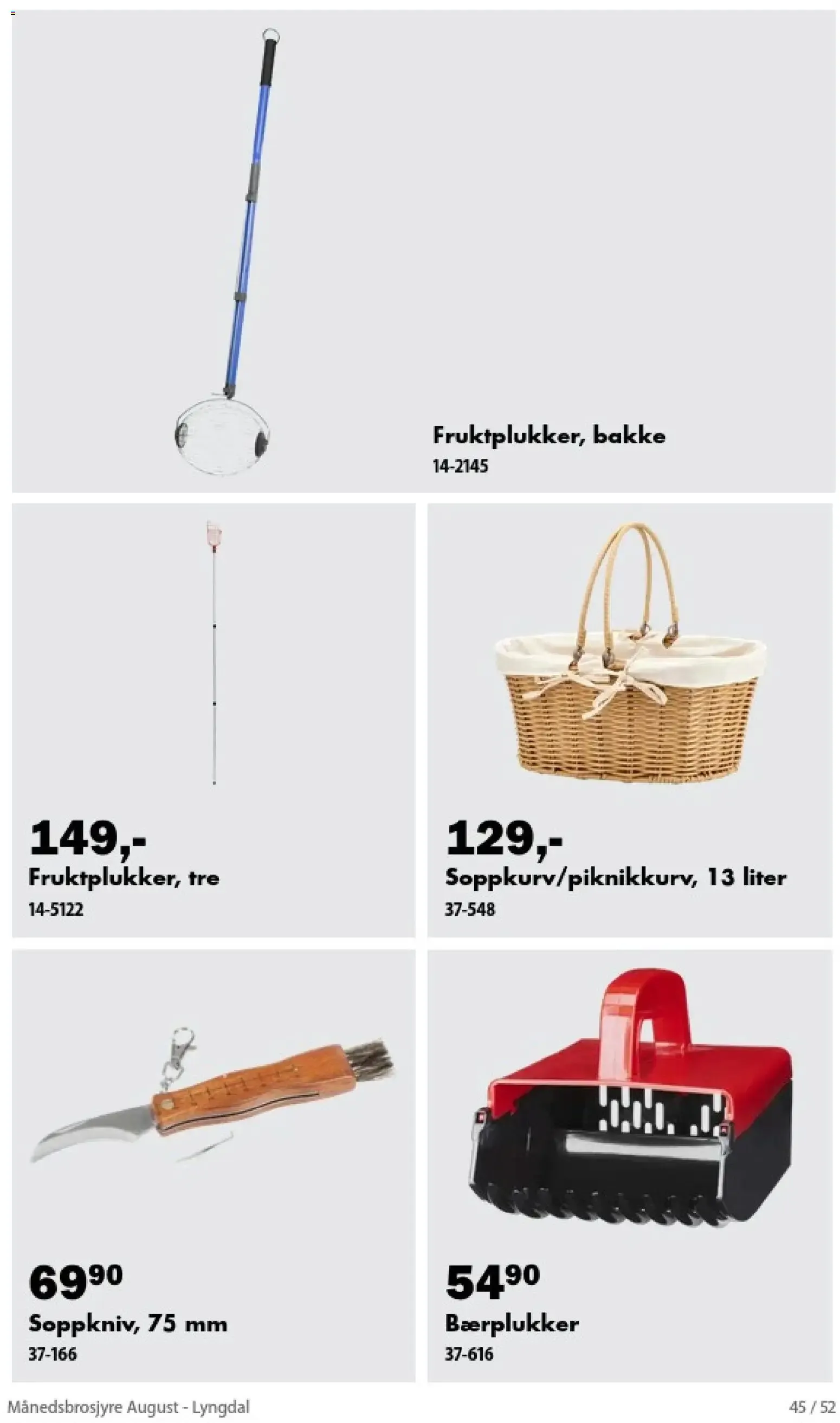 Biltema Månedsbrosjyre August - National (01/08/2026 - 30/08/2026) - Kundeavis og tilbud fra 1. august til 30. august 2026 - kundeavisside 45