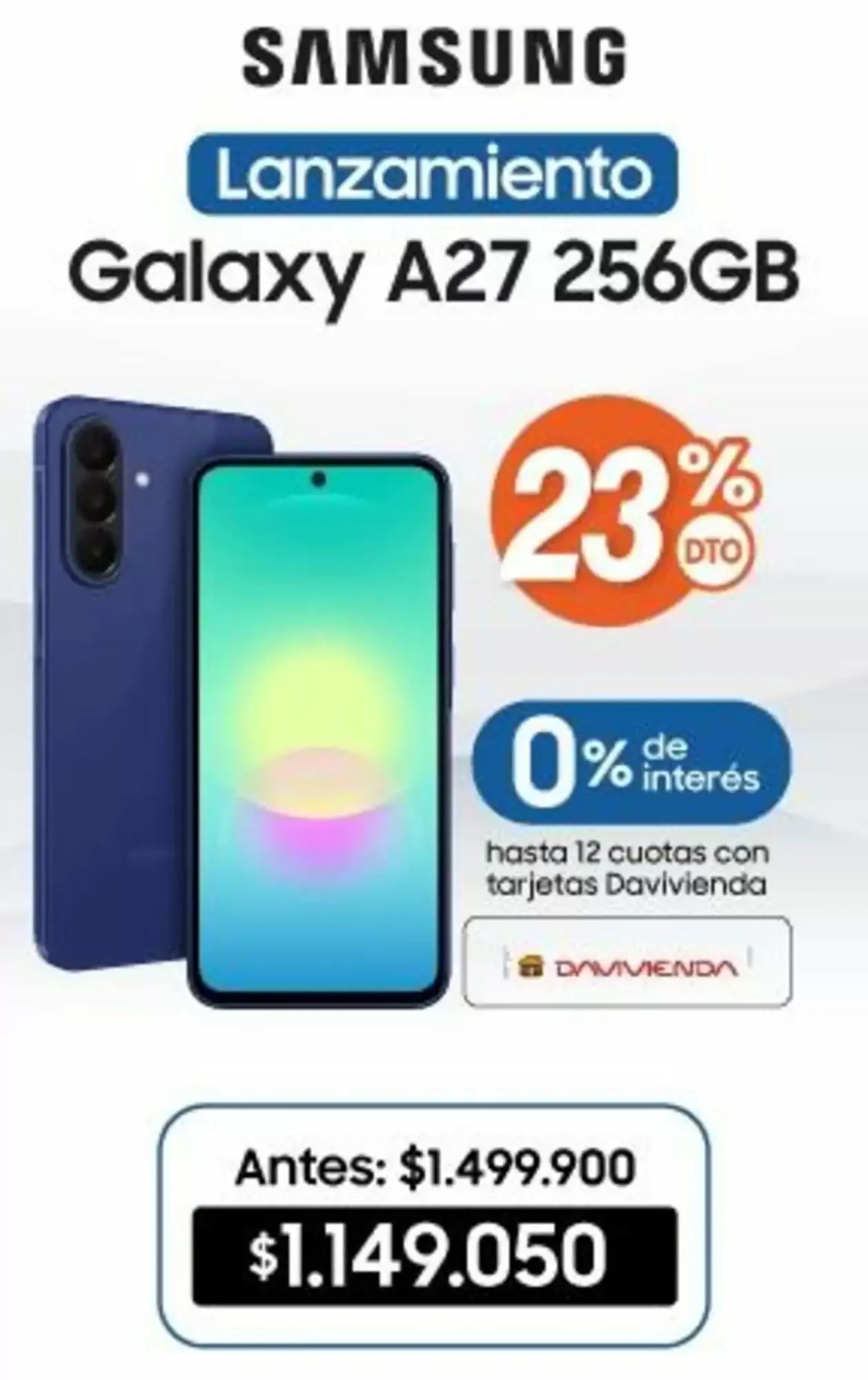 Catalogo de SAMSUNG Lanzamiento Galaxy A27 256GB 28 de julio al 12 de agosto 2026 - Pag 1