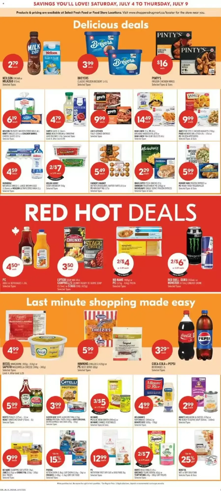 Shoppers Drug Mart flyer week 27 from July 4 to July 9 2026 - flyer page 4