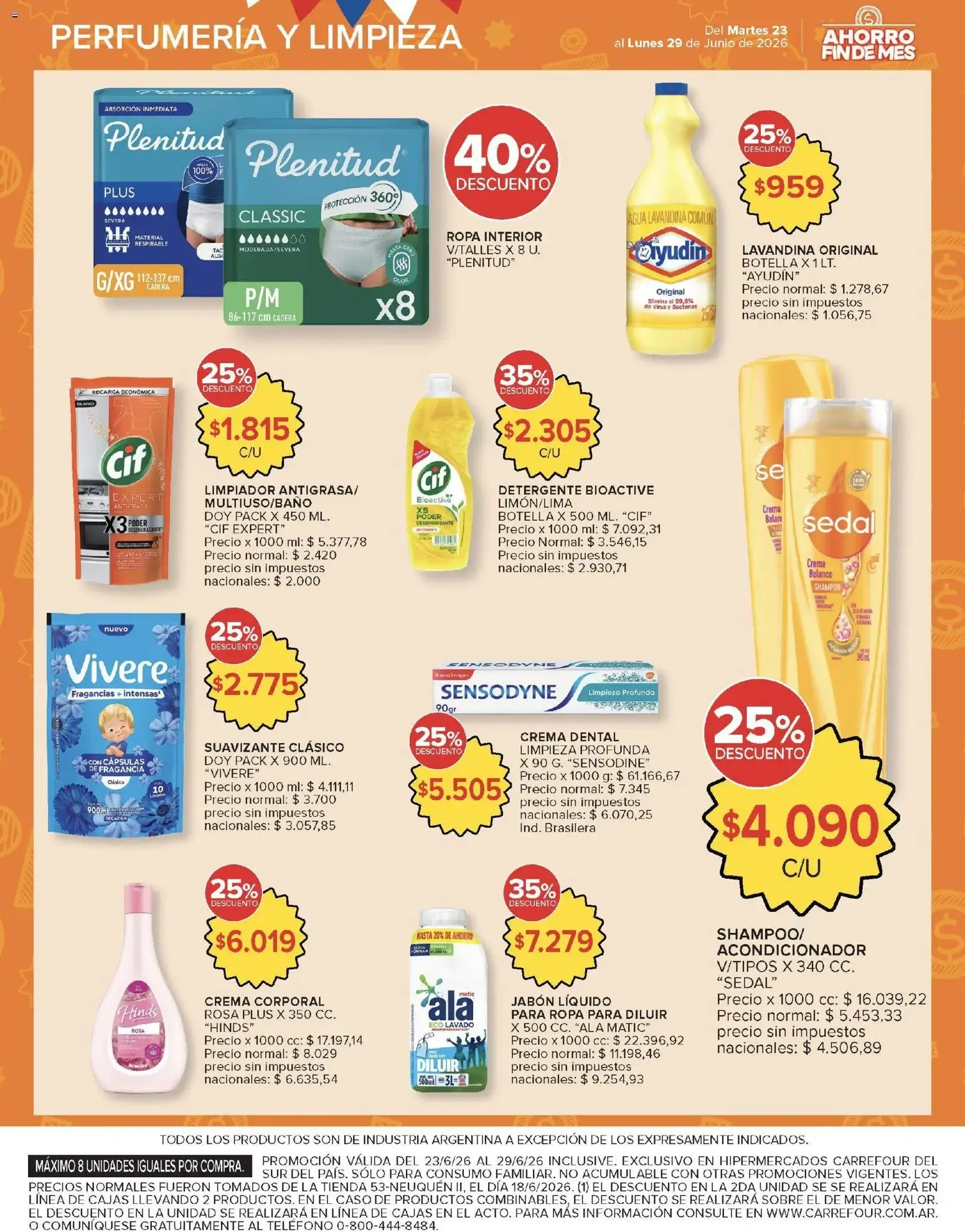 Ofertas de Carrefour: Ofertas de Hiper y Market - Ahorro Fin de Mes 23 de junio al 29 de junio 2026 - Página 16 del catálogo