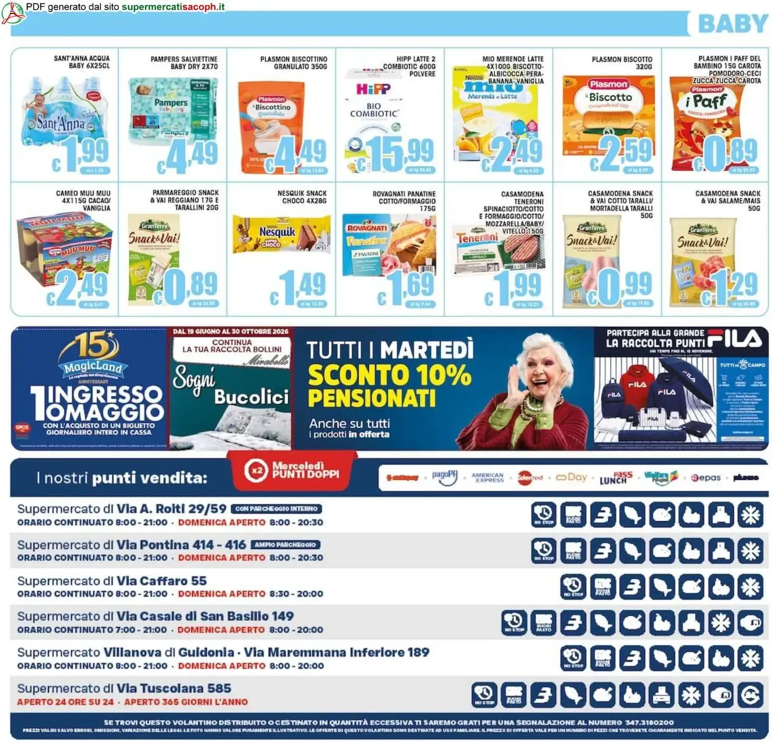 Sacoph volantino dal 02/10/2026 - online Offerte da 2 ottobre a 13 ottobre di 2026 - Pagina del volantino 20