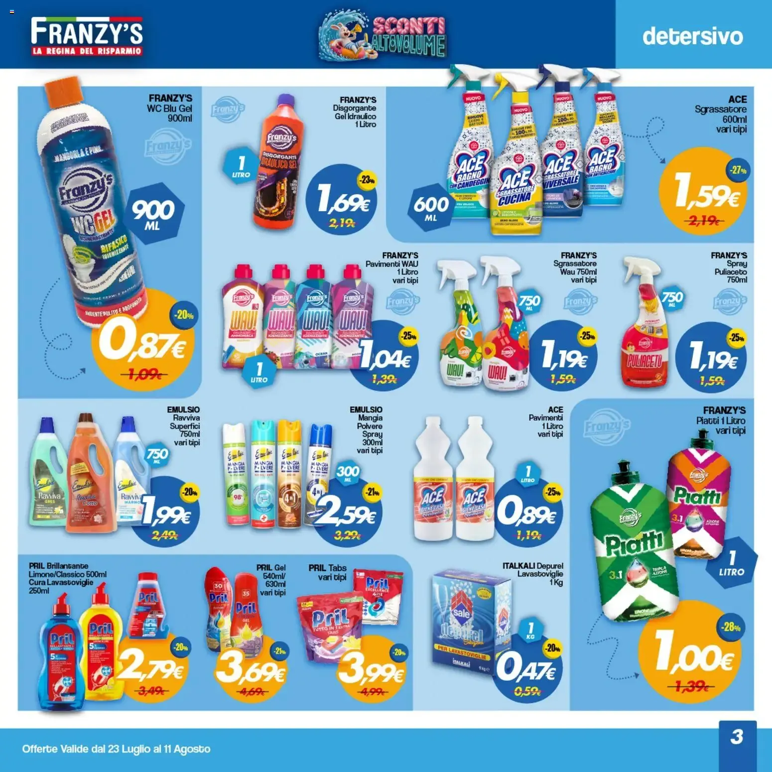 Franzy's Sconti Altovolume da 23 luglio a 11 agosto di 2026 - Pagina del volantino 3