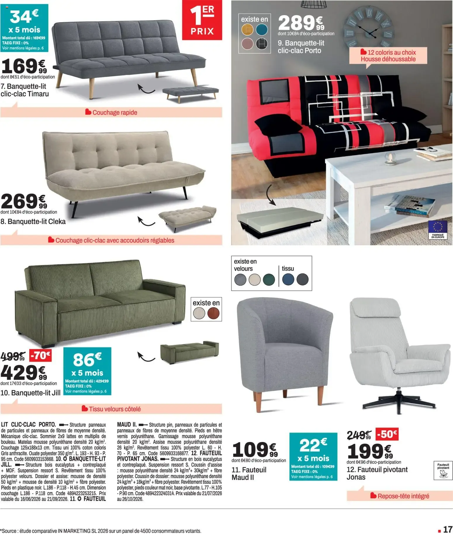 But catalogue easy rentrée à partir du 21/07/2026 - promo en ligne du 21 juillet au 24 août 2026 - Catalogue page 16