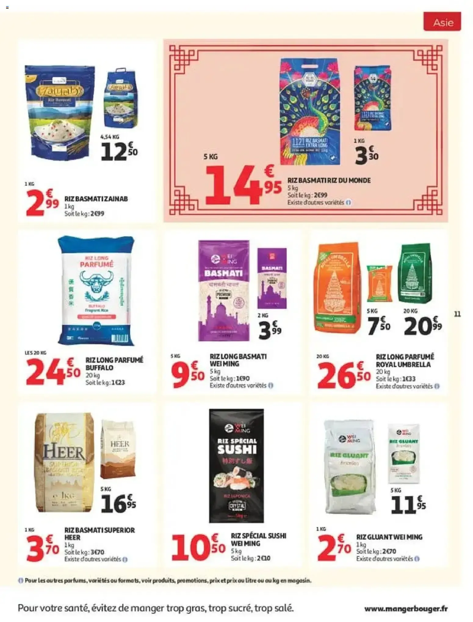 Auchan Saveurs d'Asie hypers à partir du 22/09/2026 - promo en ligne du 22 septembre au 4 octobre 2026 - Catalogue page 11