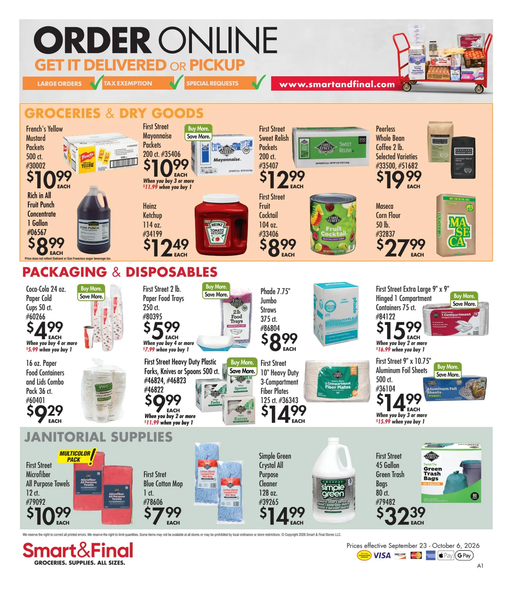 Weekly ad Current Smart & Final - Business & Club Savings leaflet valid from Wednesday 09/23/2026 to Tuesday 10/06/2026 from September 23 to October 6 2026 - Page 2