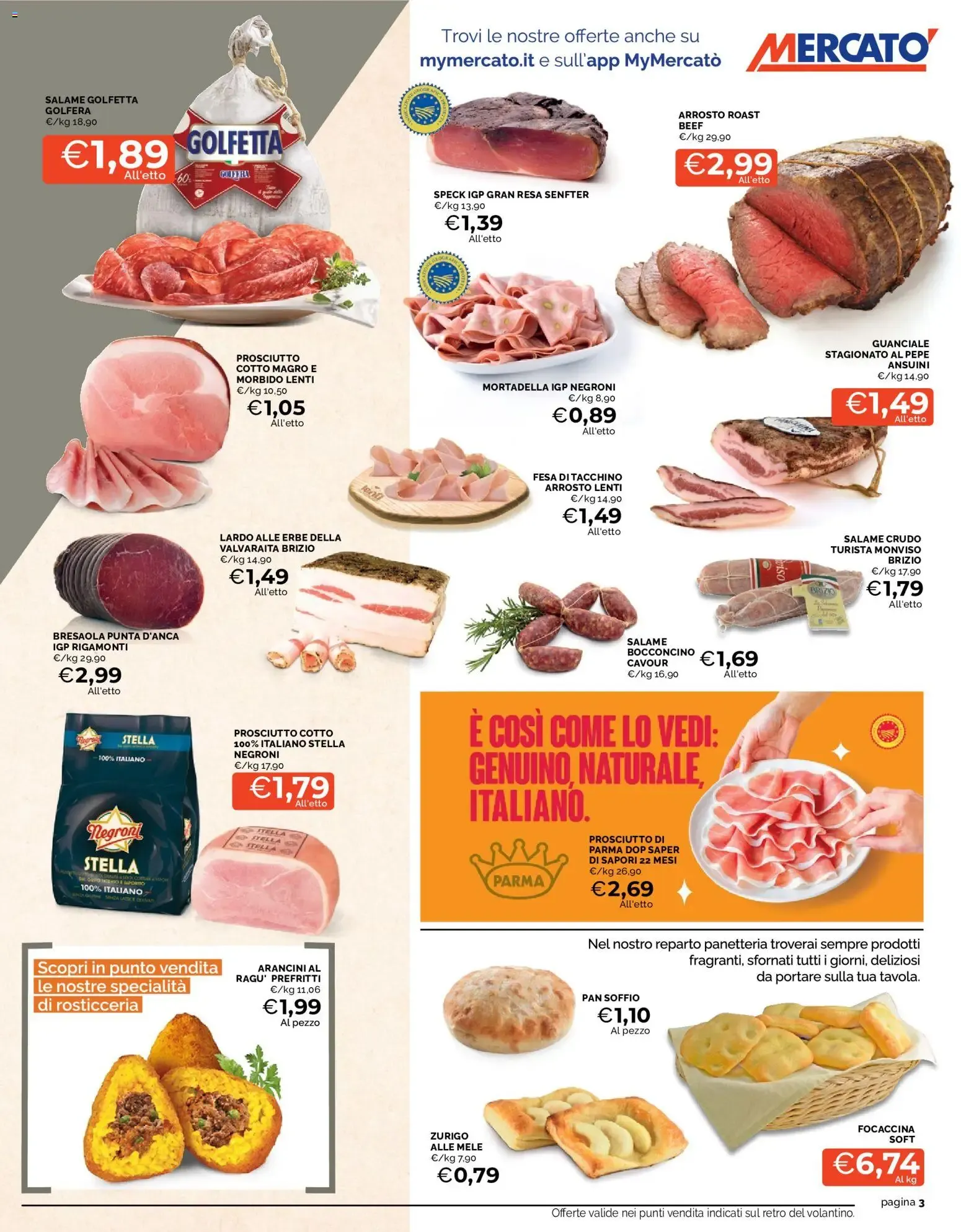 Mercatò volantino dal 13/08/2026 - online Offerte da 13 agosto a 23 agosto di 2026 - Pagina del volantino 3