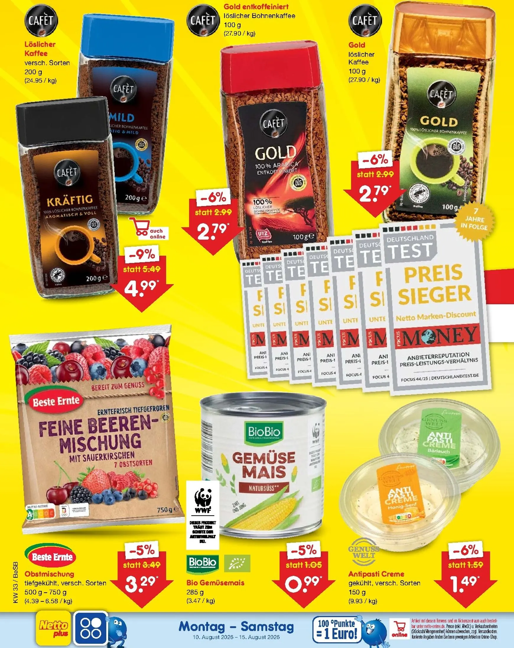 Netto Marken Discount Prospekt nächste Woche – von Montag 10.08.2026 bis Samstag 15.08.2026 von 10. August bis 15. August 2026 - Prospekt seite 39