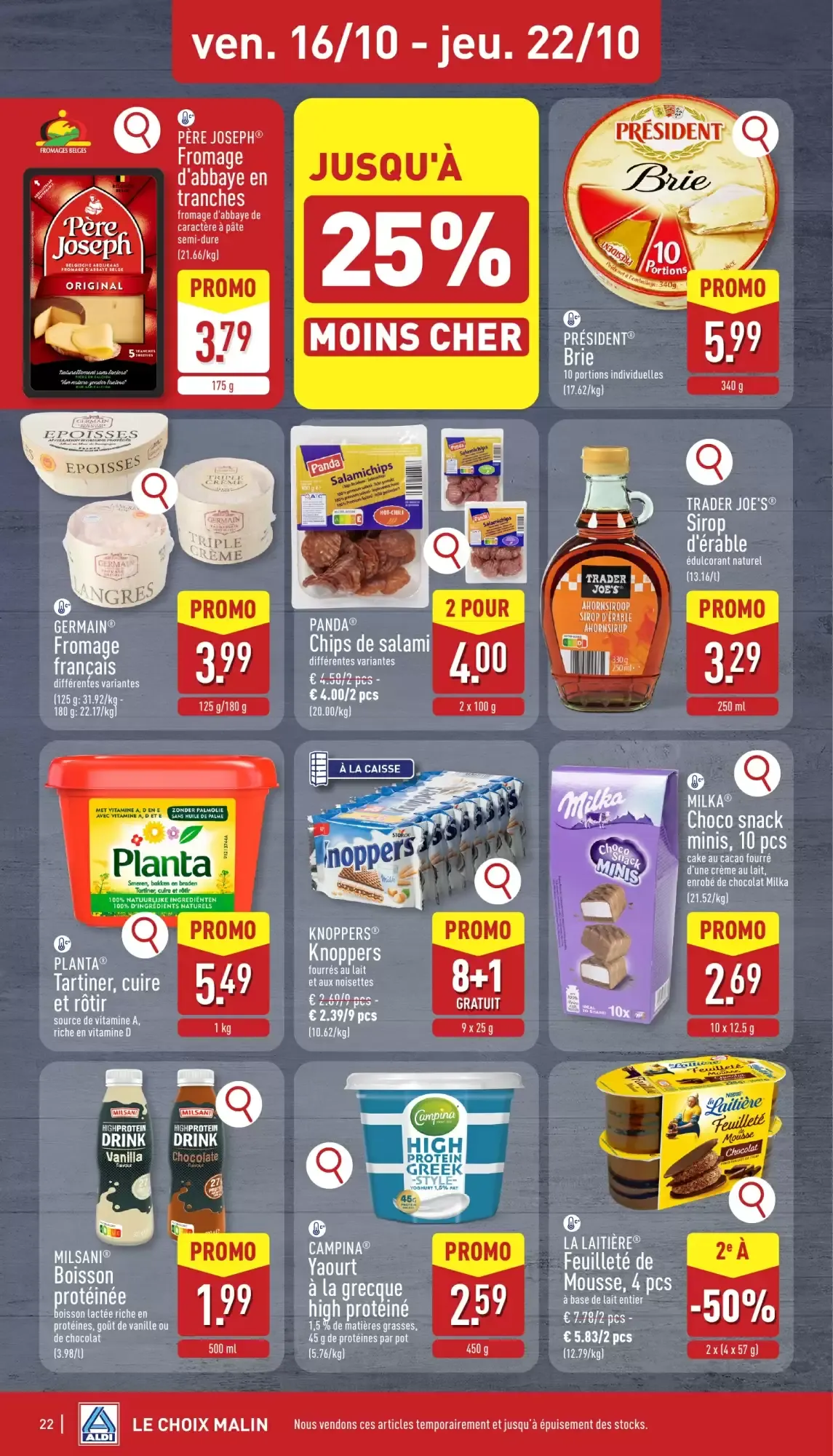 ALDI LE CHOIX MALIN van 12 oktober tot 17 oktober 2026 - folder pagina 22