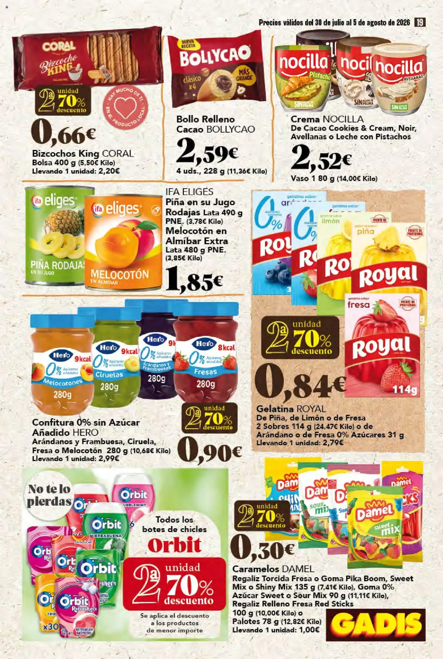 Catálogo de Gadis folleto 30/07/2026 - 05/08/2026 30 de julio al 5 de agosto 2026 - Página 19