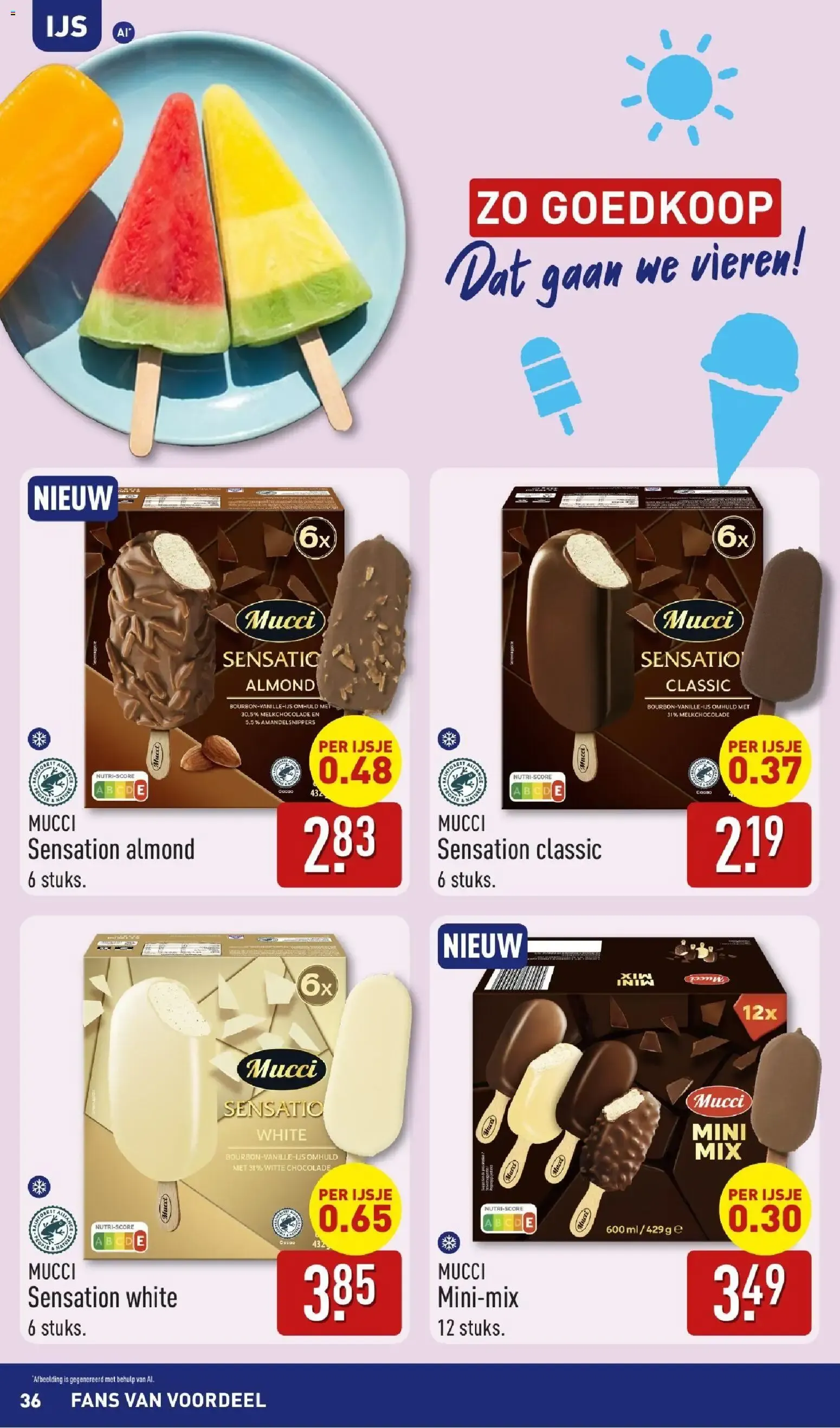 Aldi: ¡Qué Barato, Vamos a Celebrar! Boordevol Zomerse Inspiratie para BBQ van 3 augustus tot 9 augustus 2026 - Folder pagina 36