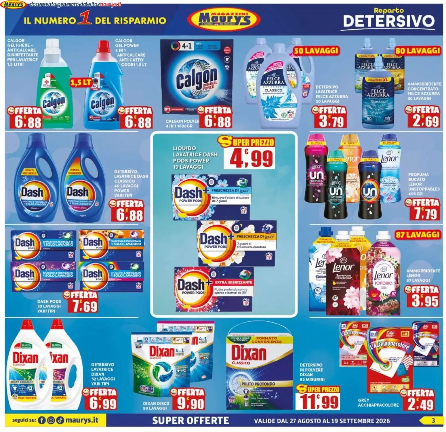 Maury's volantino dal 27/08/2026 - online Offerte da 27 agosto a 19 settembre di 2026 - Pagina del volantino 3