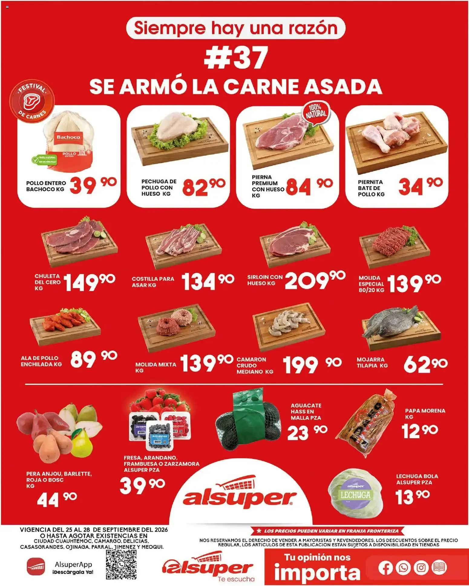 Catálogo de Festival de Carnes #37: Se Armó la Carne Asada 25 de septiembre al 28 de septiembre 2026 - Pagina 1