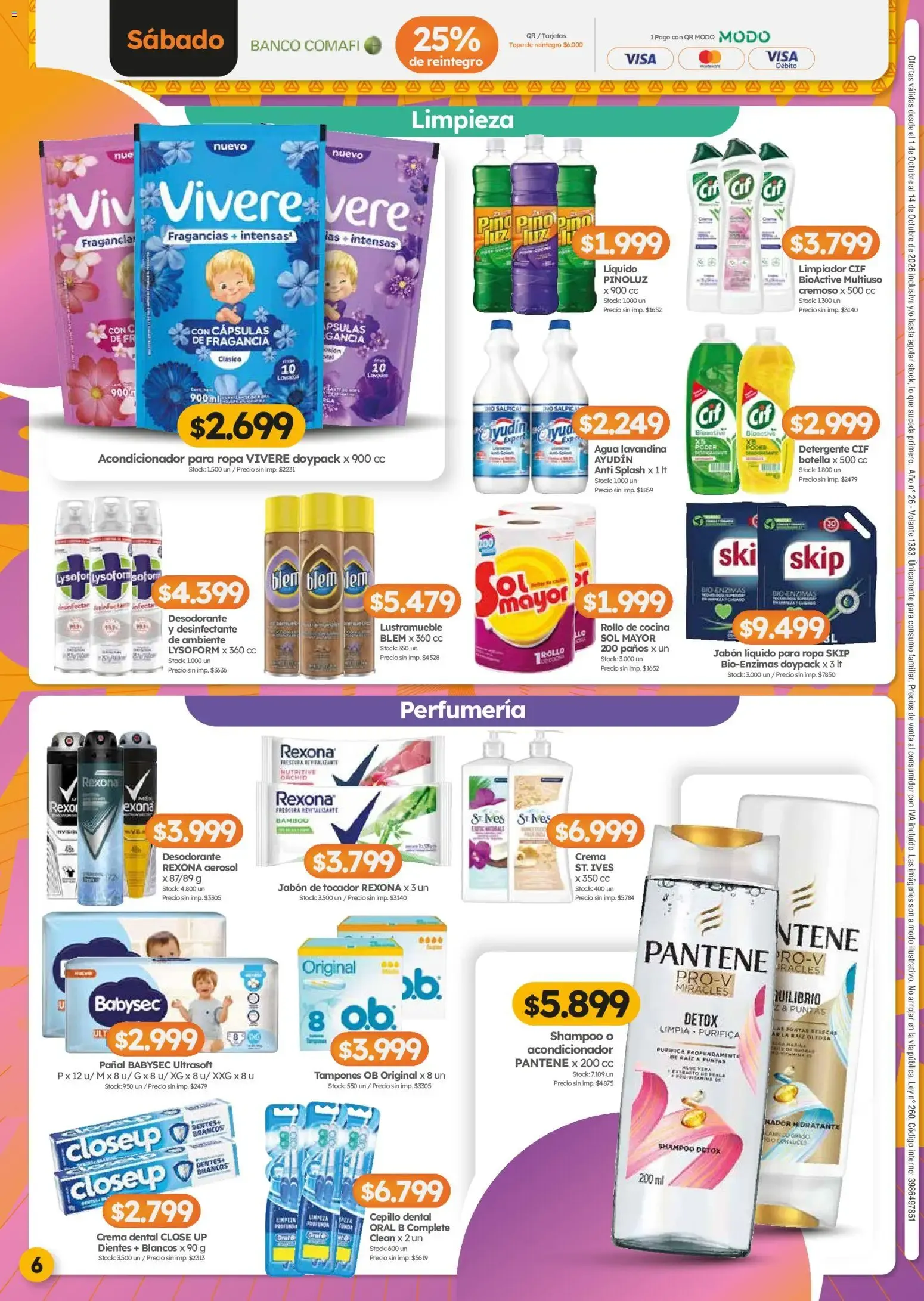Ofertas de Cordiez - Ofertas || del 01/10/2026 - 14/10/2026 || Catálogo 1 de octubre al 14 de octubre 2026 - Página 6 del catálogo