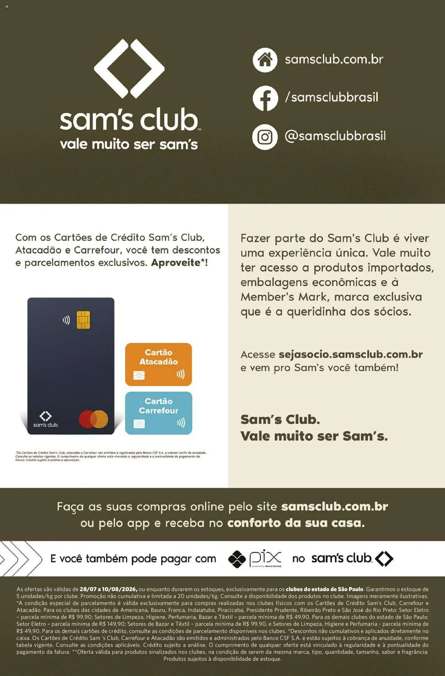 Encarte de Sam's Club ofertas Dia dos Pais de 28/07/2026 | Promoções Online 28 de julho até 10 de agosto 2026 - Pagina 11