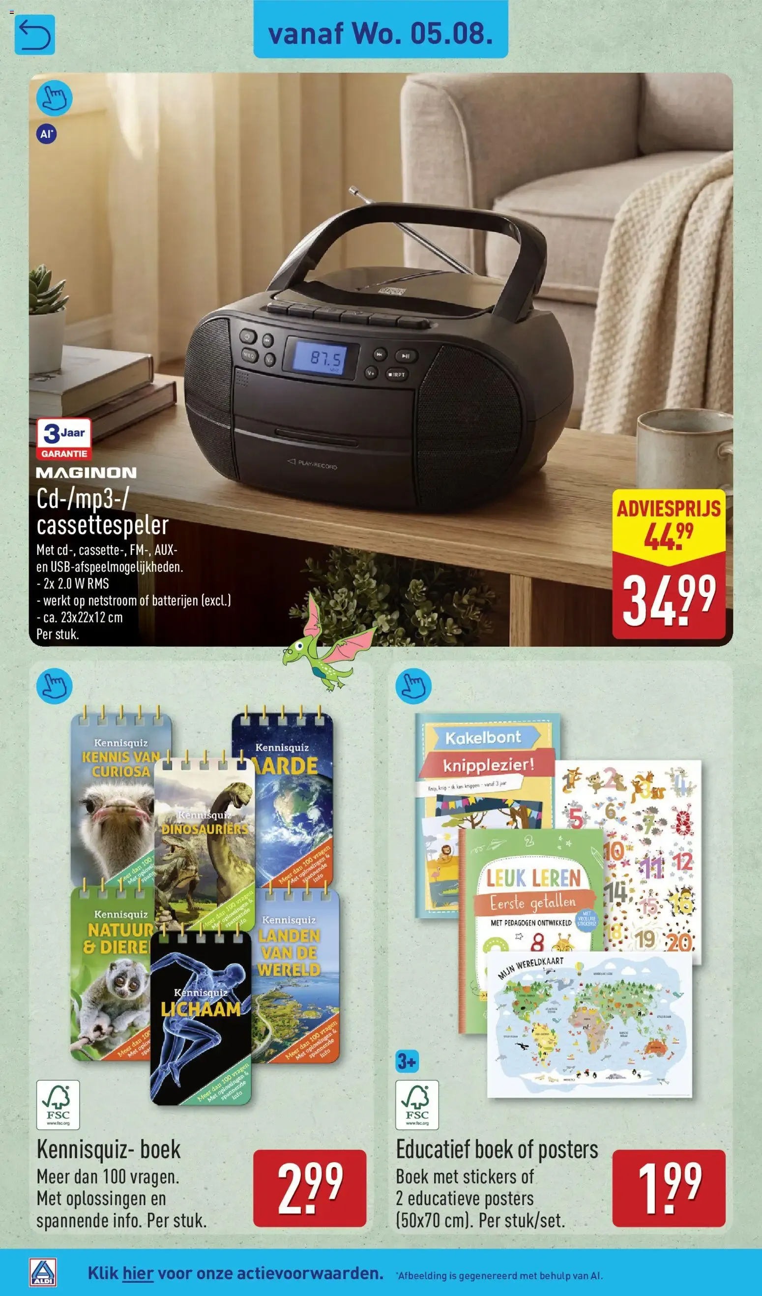 Aldi folder vanaf 03-08-2026 (volgende, deze week) van 3 augustus tot 9 augustus 2026 - Folder pagina 33