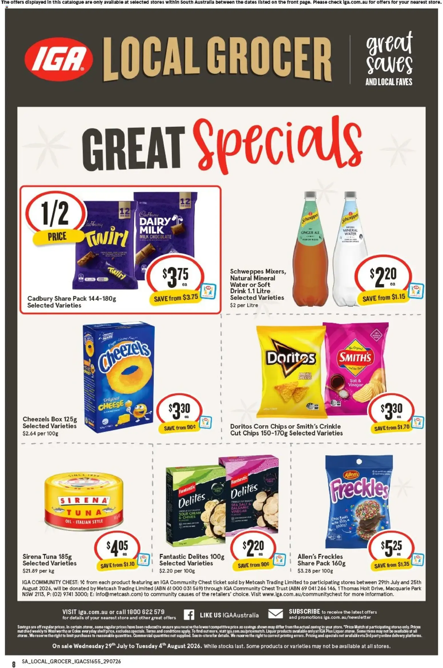 IGA catalogue valid from 29/07/2026 > Online Australia - Catalogue valid from 29 July to 4 August 2026 - page 2