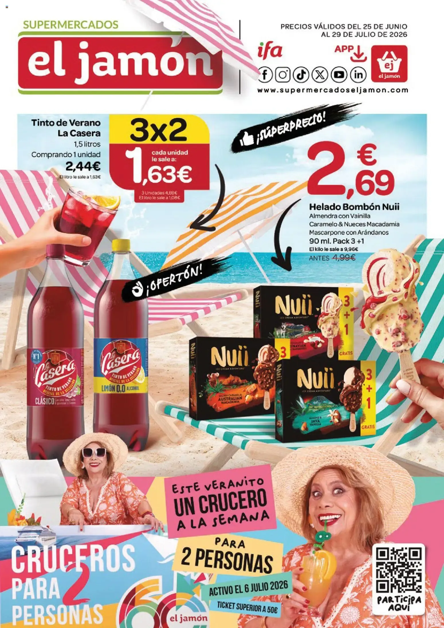 Catálogo de Supermercados El Jamón folleto 25/06/2026 - 29/07/2026 25 de junio al 29 de julio 2026 - Página 1