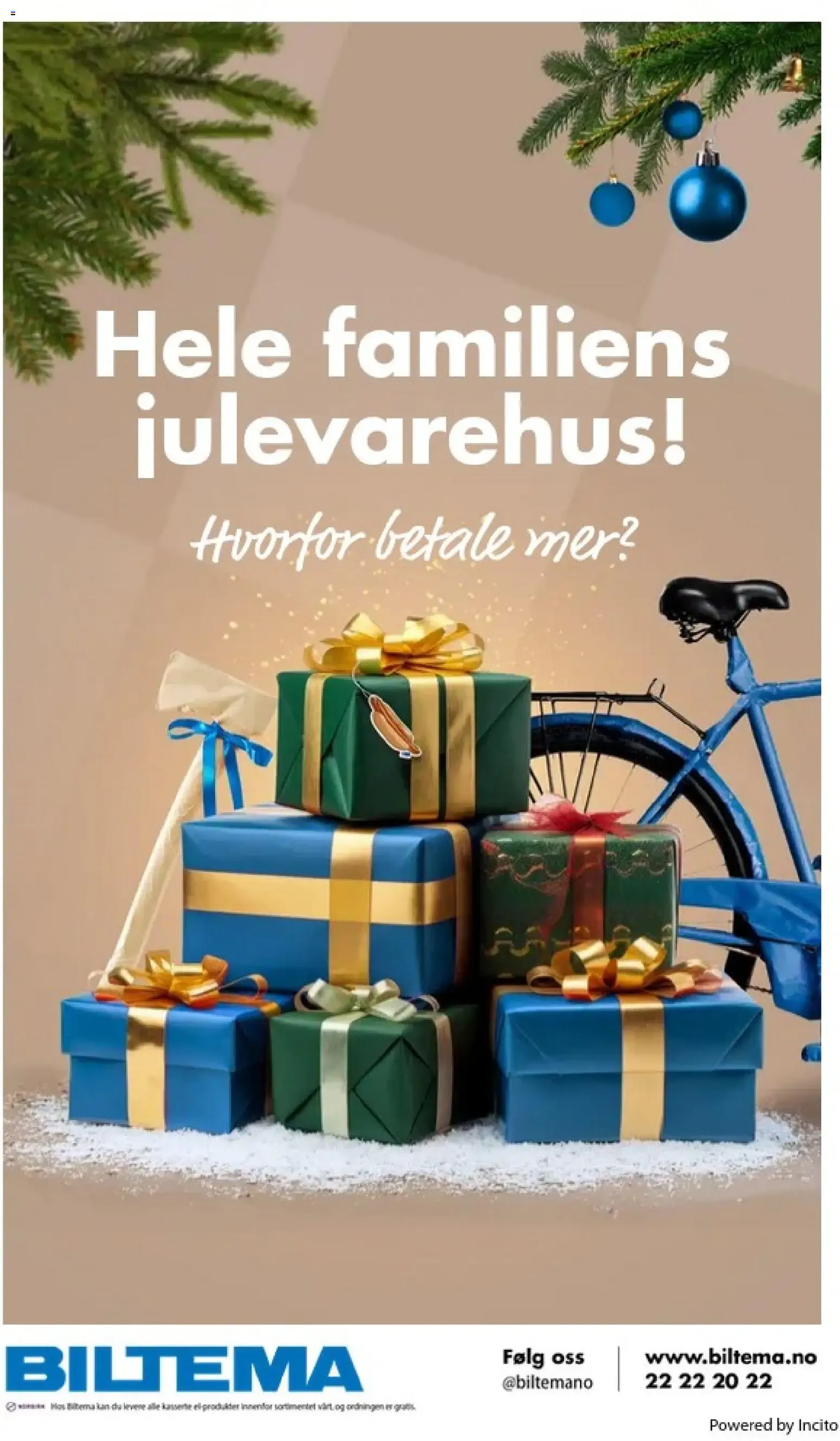 Biltema: Alt til julen! fra 18. oktober til 24. desember 2026 - kundeavisside 24