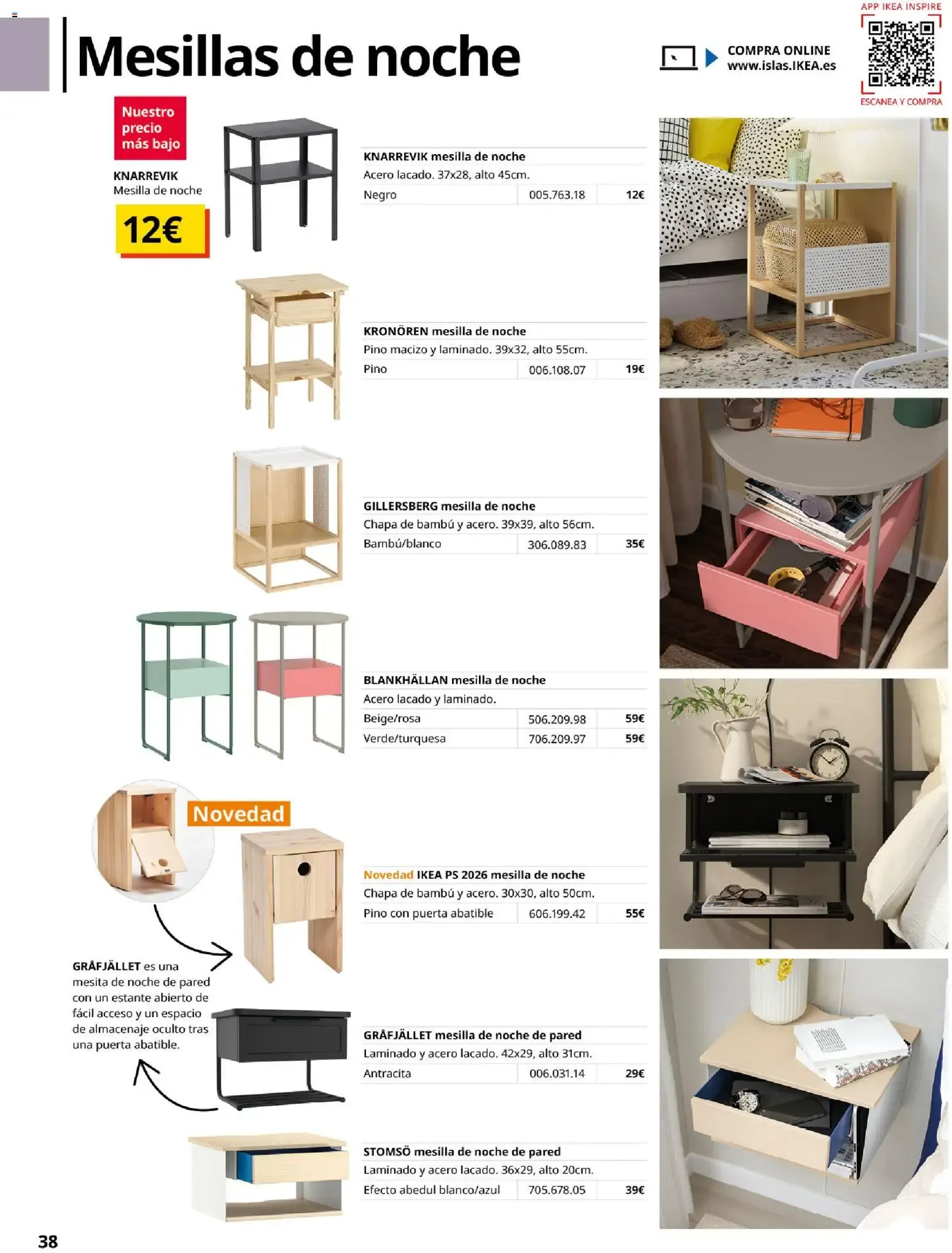 Catálogo de IKEA - Guía de Compra Muebles para el Dormitorio 1 de septiembre al 31 de enero 2027 - Página 38