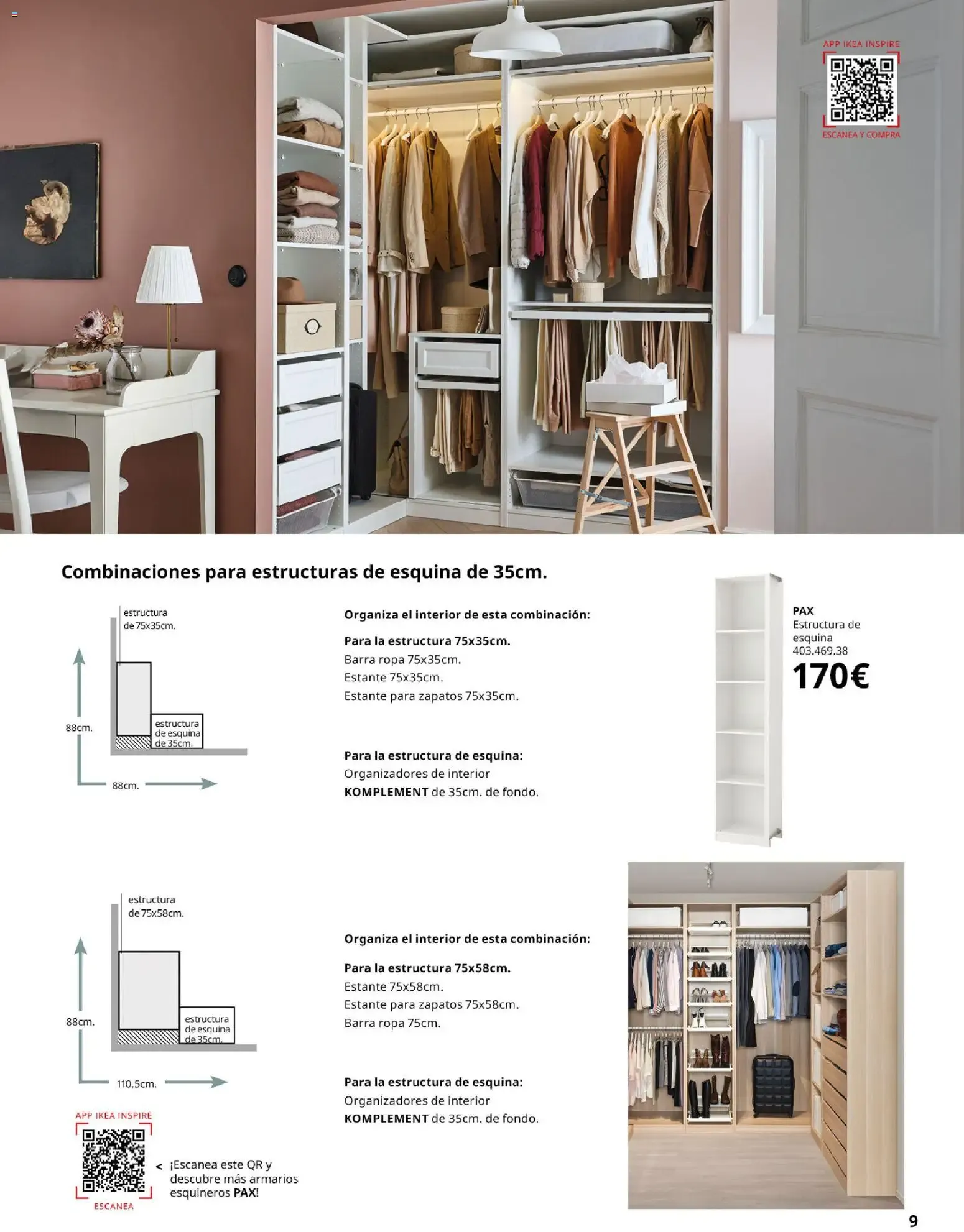 Catálogo de Guía de compra PAX y KOMPLEMENT - Sistema de armarios IKEA 1 de septiembre al 31 de enero 2027 - Página 9