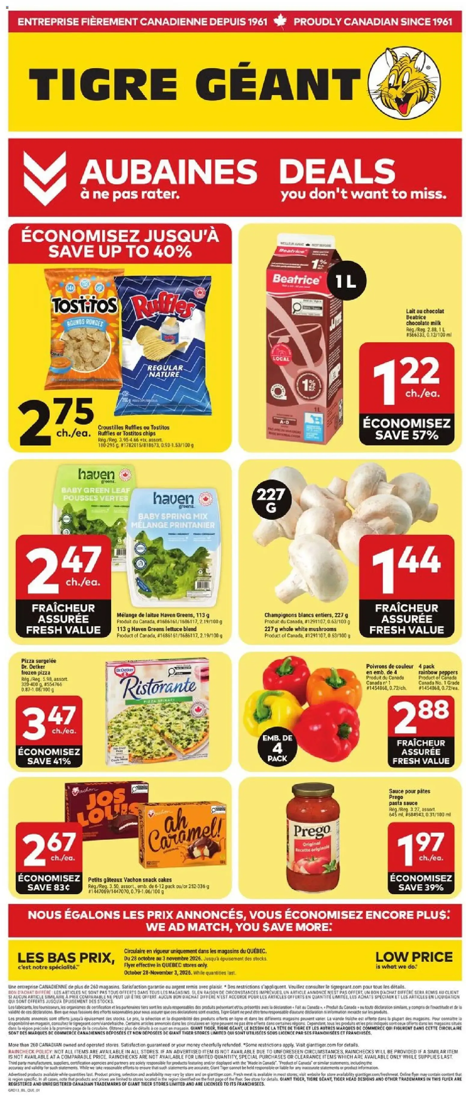 Giant Tiger Flyer | from Oct 28, 2026 | Weekly deals from October 28 to November 3 2026 - flyer page 1