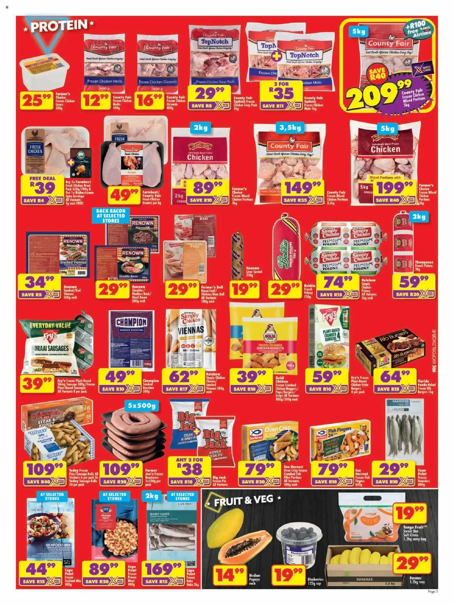 Shoprite Major Low Price Birthday from 20 July to 10 August 2026 - Catalogue Page 3