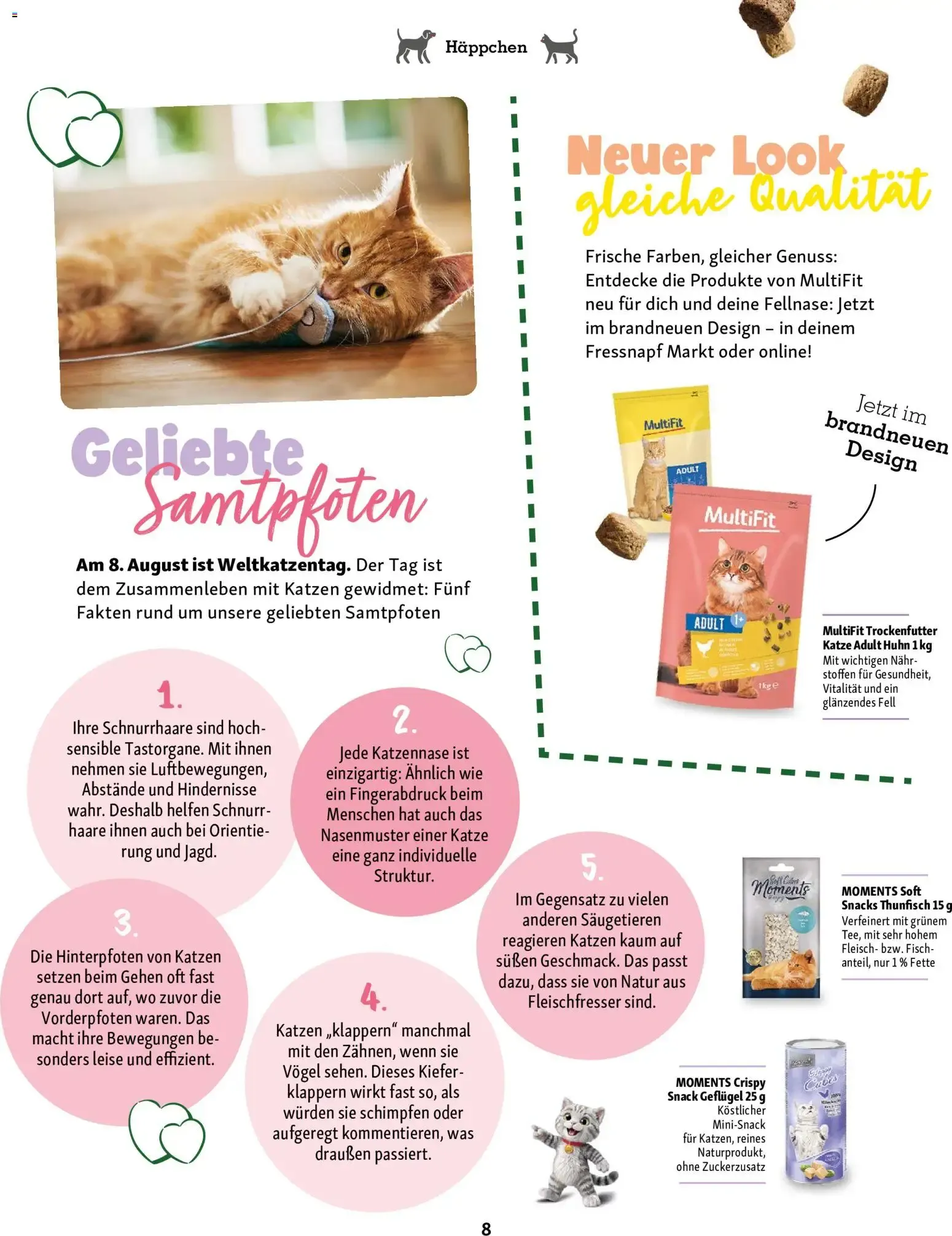 FRESSNAPF Friends - Europas größtes Haustier-Magazin von 1. Juli bis 31. August 2026 - Prospekt seite 8
