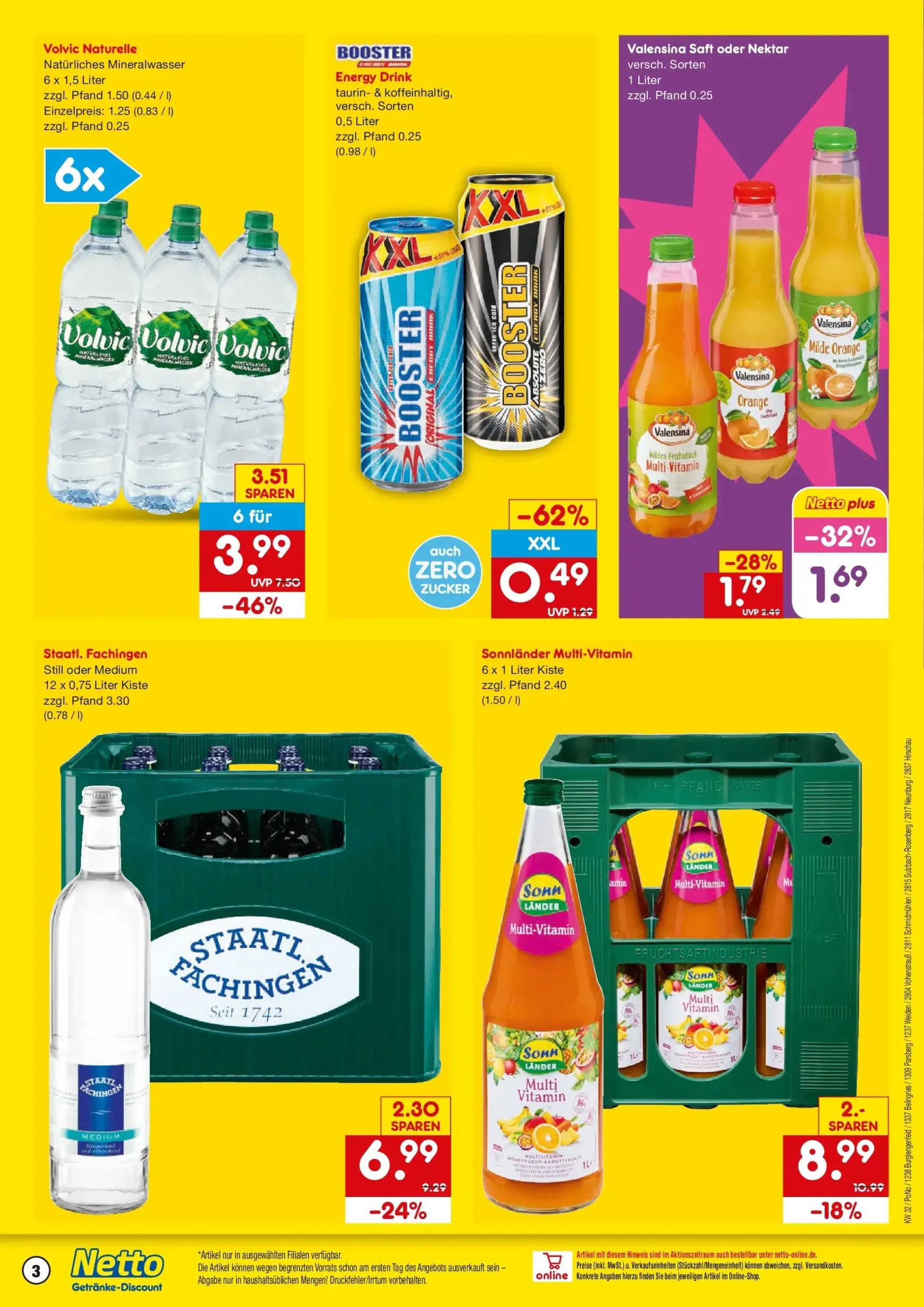 Netto Marken Discount - Getränkeangebote 2 Prospekt – von Montag 03.08.2026 bis Samstag 08.08.2026 von 3. August bis 8. August 2026 - Prospekt seite 3
