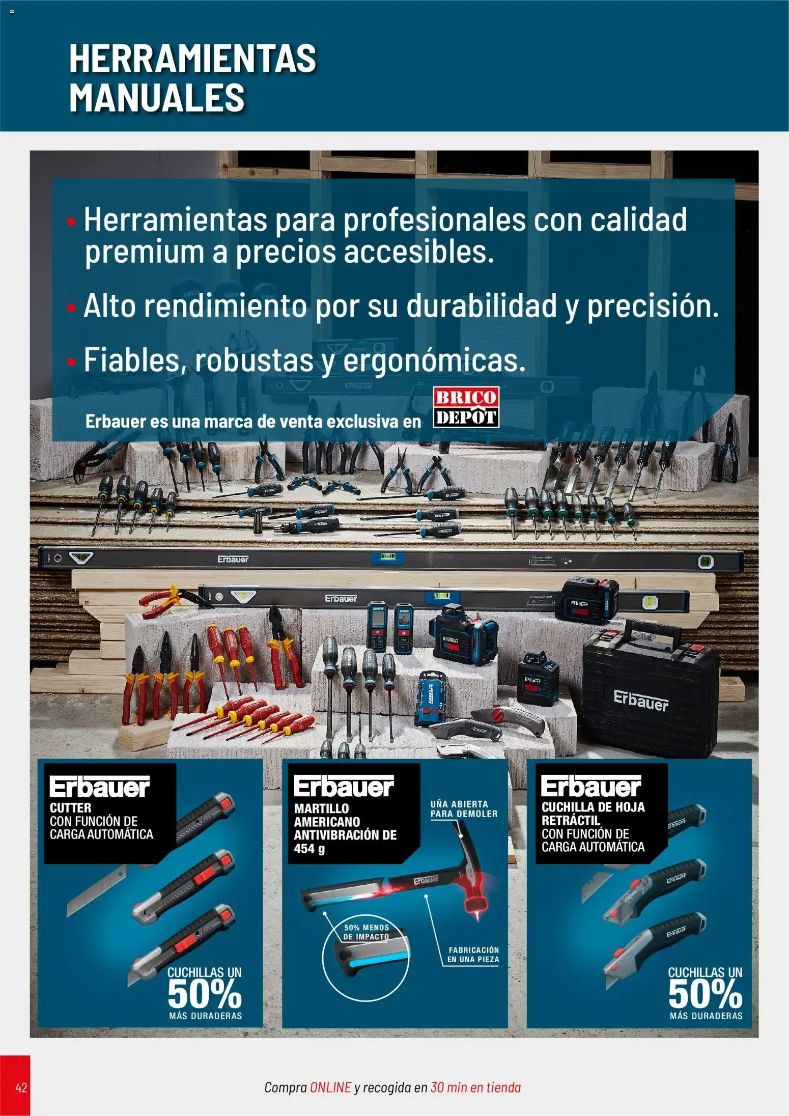 Catálogo de Brico Depôt Catalogo de Herramientas 07/10/2026 - 31/12/2027 7 de octubre al 31 de diciembre 2027 - Página 42