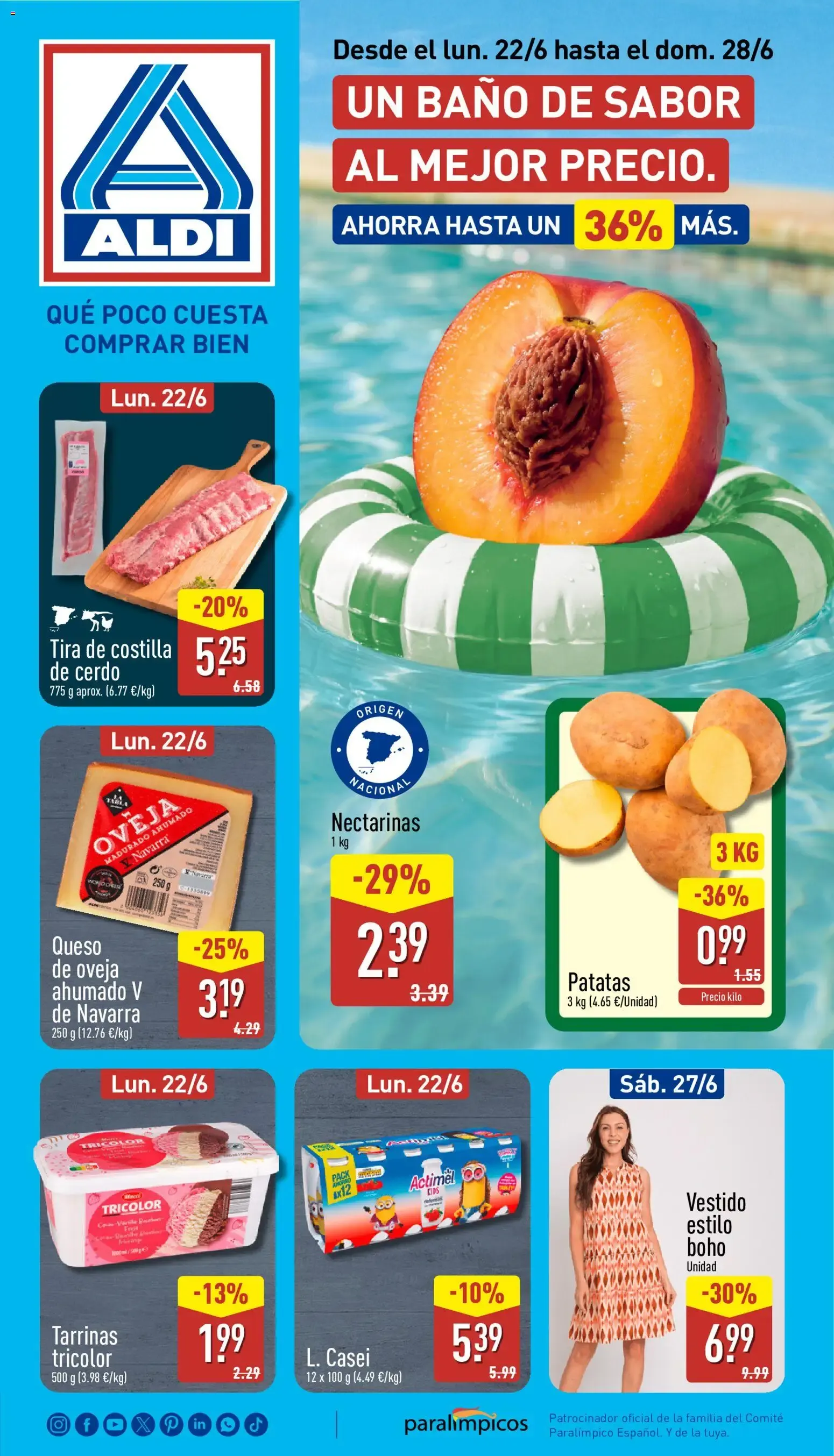 Catálogo de Aldi folleto Península del 22/06/2026 | Catálogo 22 de junio al 28 de junio 2026 - Página 1