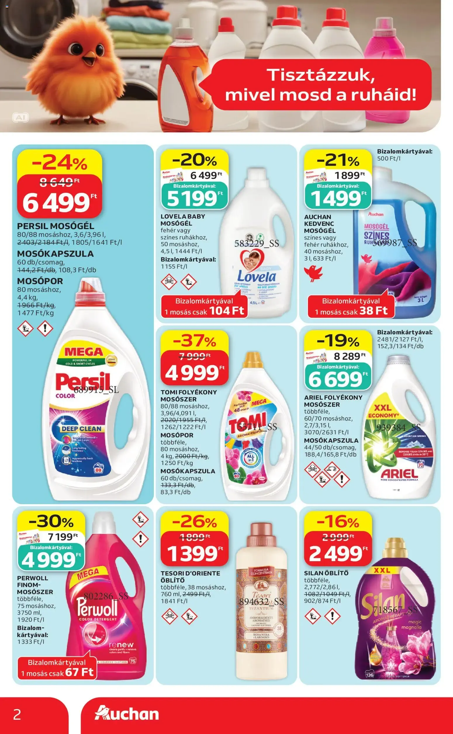 Katalógus Auchan Hipermarket: Spórolj makulátlan ajánlatokkal! szeptember 24.-tól október 14.-ig 2026. - Oldal 2