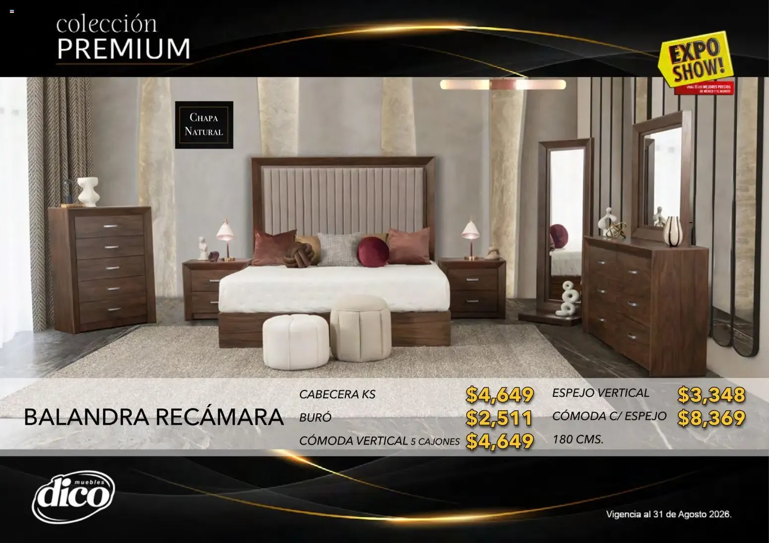 Catálogo de Muebles Dico Catálogo: Colección Premium y Expo Show! 1 de agosto al 31 de agosto 2026 - Pagina 19