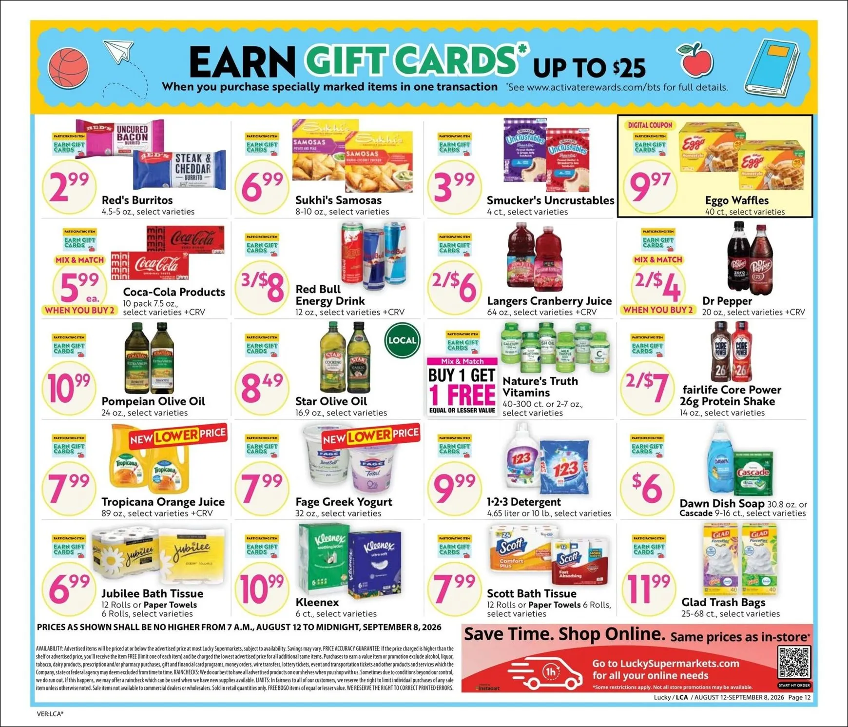 Weekly ad Current Lucky - Steals & Deals leaflet valid from Wednesday 08/12/2026 to Tuesday 09/08/2026 from August 12 to September 8 2026 - Page 12