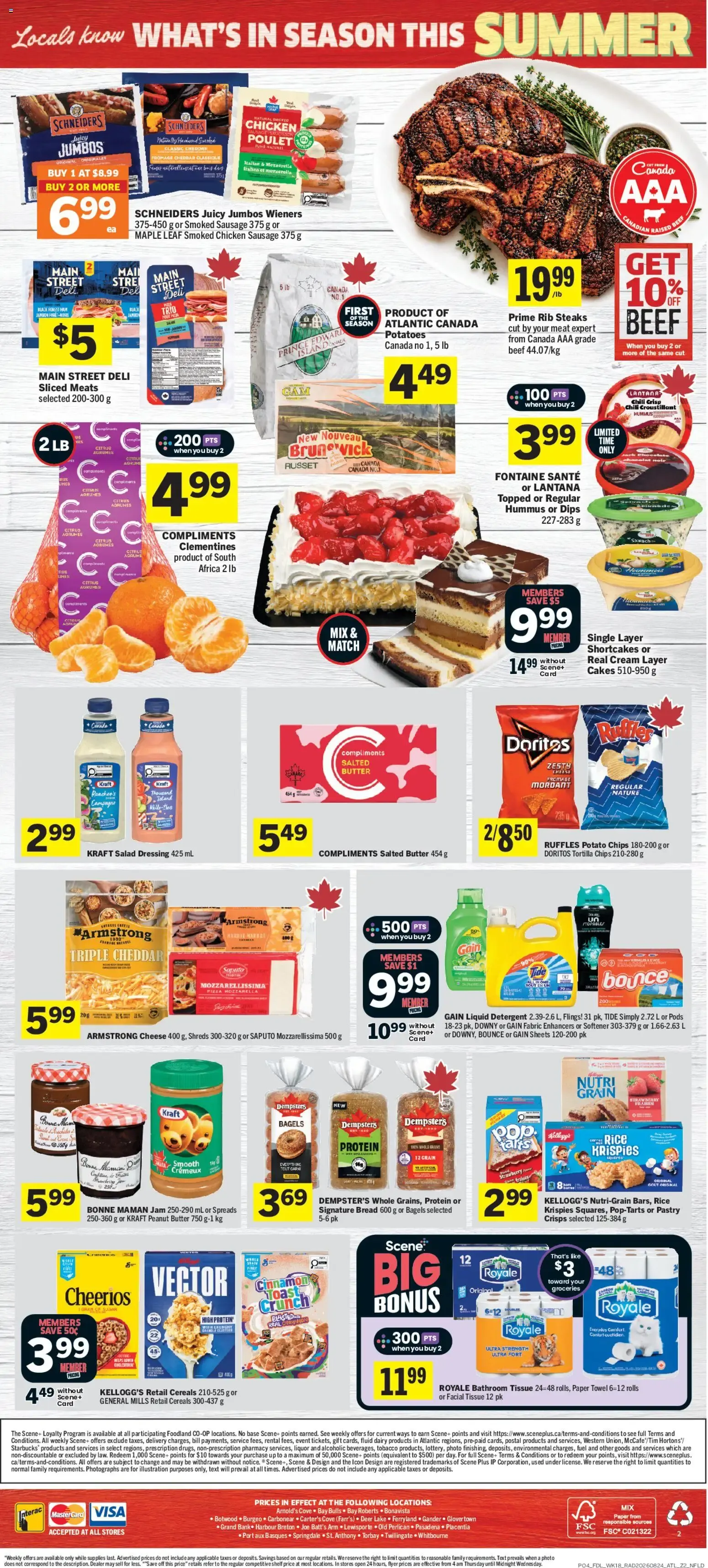 Foodland weekly flyer / circulaire from Aug 27, 2026 > weekly specials & deals from August 27 to August 30 2026 - flyer page 2