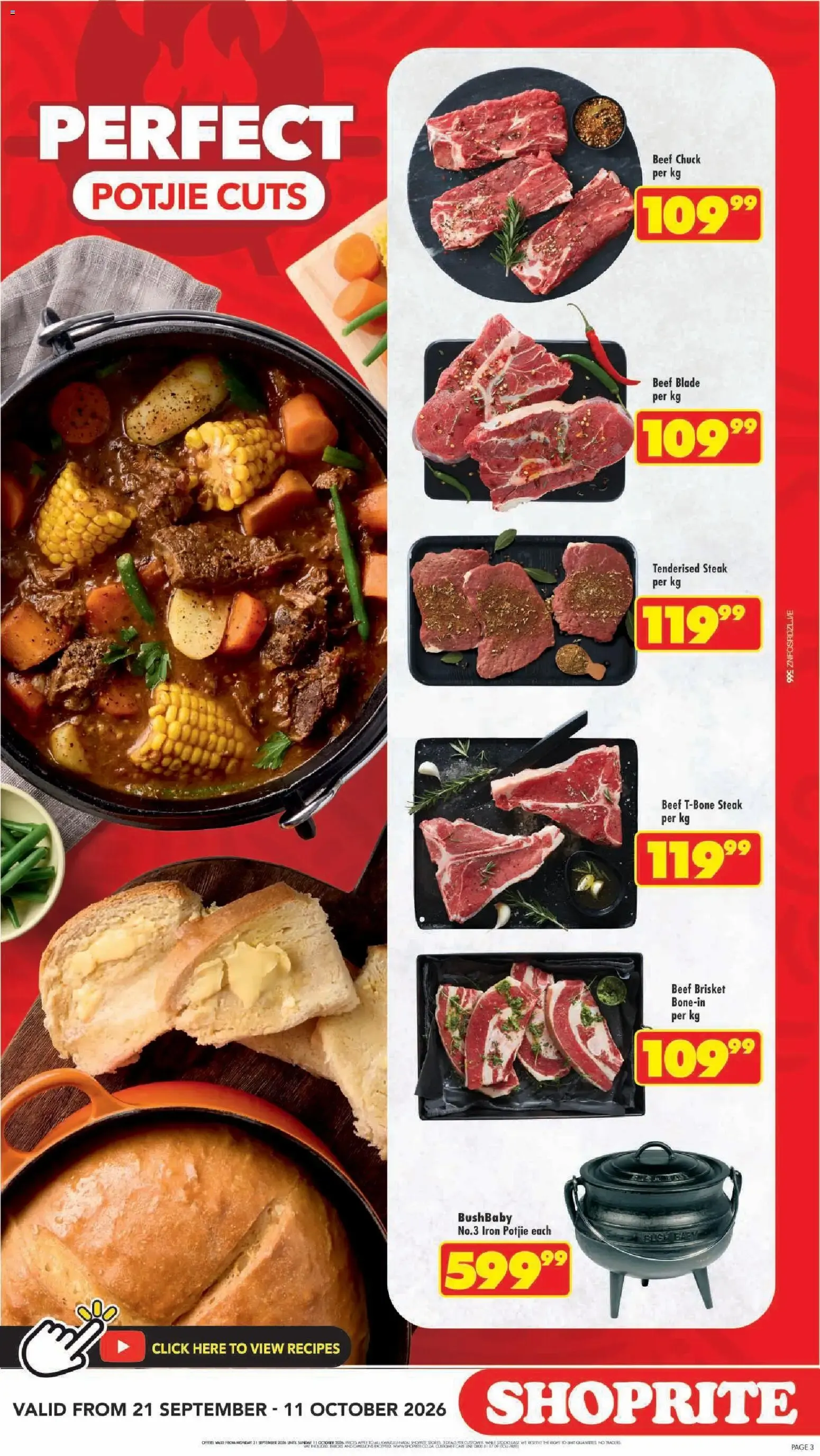 Shoprite - Braai with SA's No.1 Boerewors from 21 September to 11 October 2026 - Catalogue Page 3
