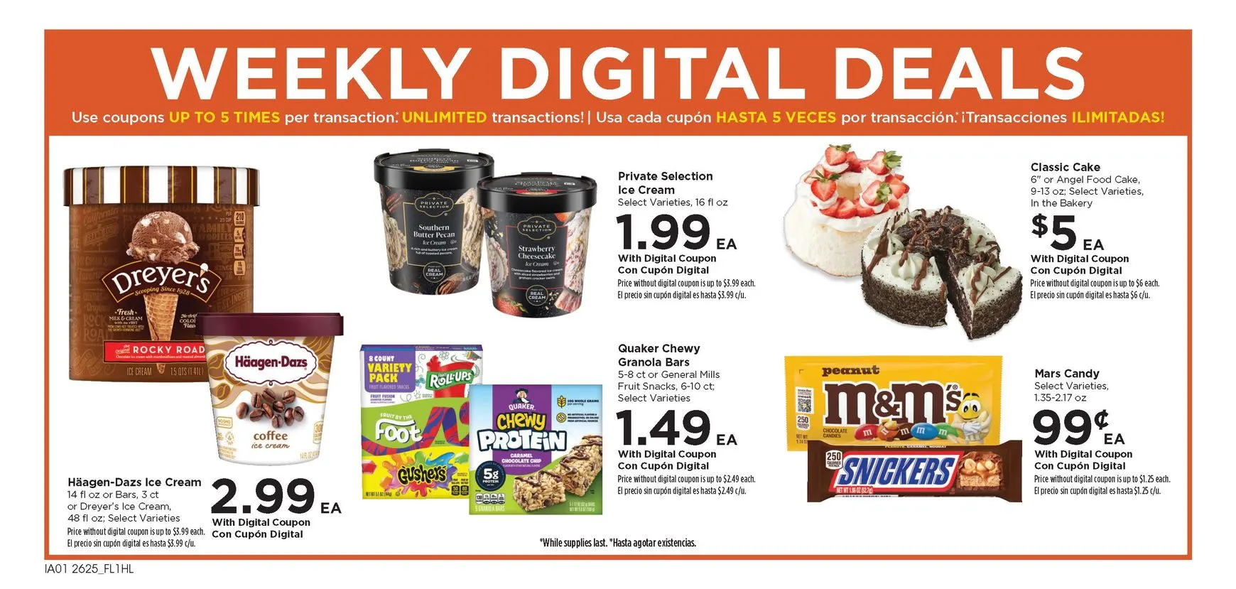 Weekly ad Current Food 4 Less - Weekly Ad Print leaflet valid from Wednesday 07/22/2026 to Wednesday 07/29/2026 from July 22 to July 28 2026 - Page 3