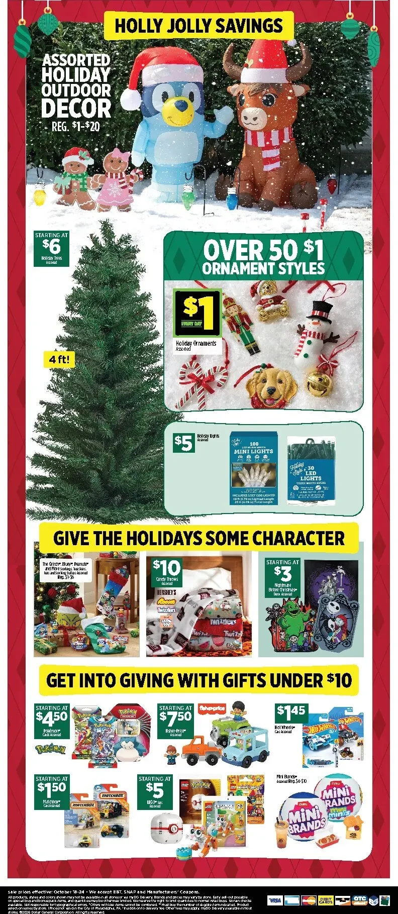 Weekly promotion Current Dollar General leaflet valid from Sunday 10/18/2026 to Saturday 10/24/2026 spanning from October 18 to October 24 2026 - Page 16 for Catalogue 365
