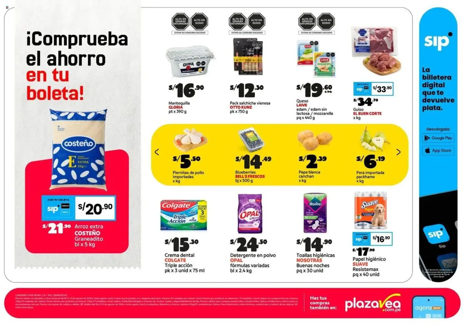 Catalogo de Catálogo Plaza Vea - AVISO BOMBA FDS1 6 de agosto al 10 de agosto 2026 - Pag 2