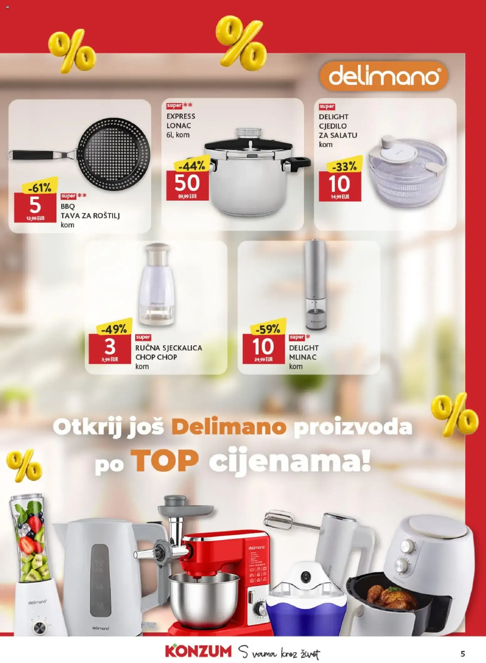 Katalog Konzum Top Ponuda Brendova novi od 09.10.2026 na listanje > letak digitalni od 9. listopada do 31. listopada 2026. - Pregled Stranica 5