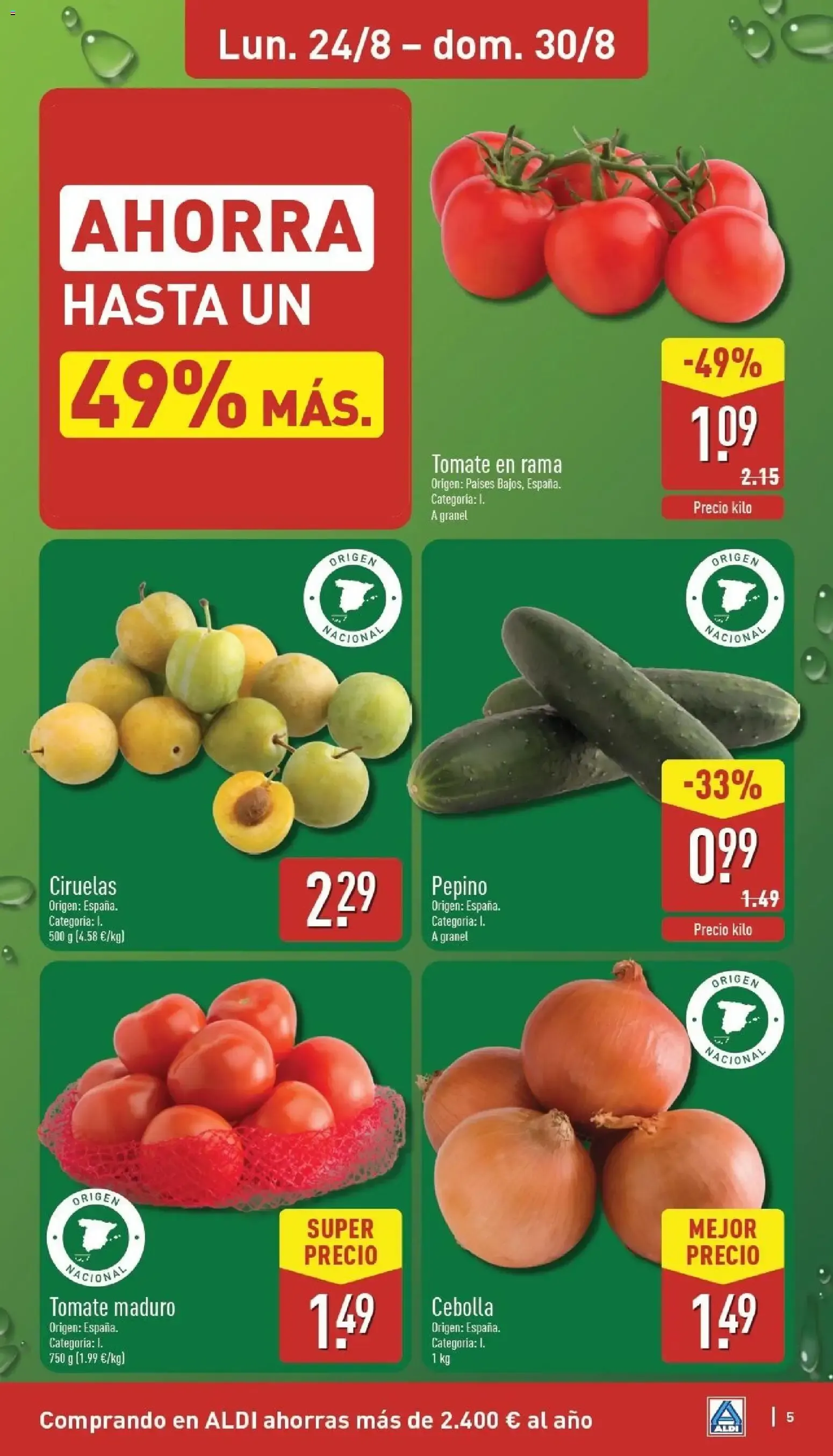 Catálogo de Aldi folleto Baleares del 24/08/2026 | Catálogo 24 de agosto al 30 de agosto 2026 - Página 5