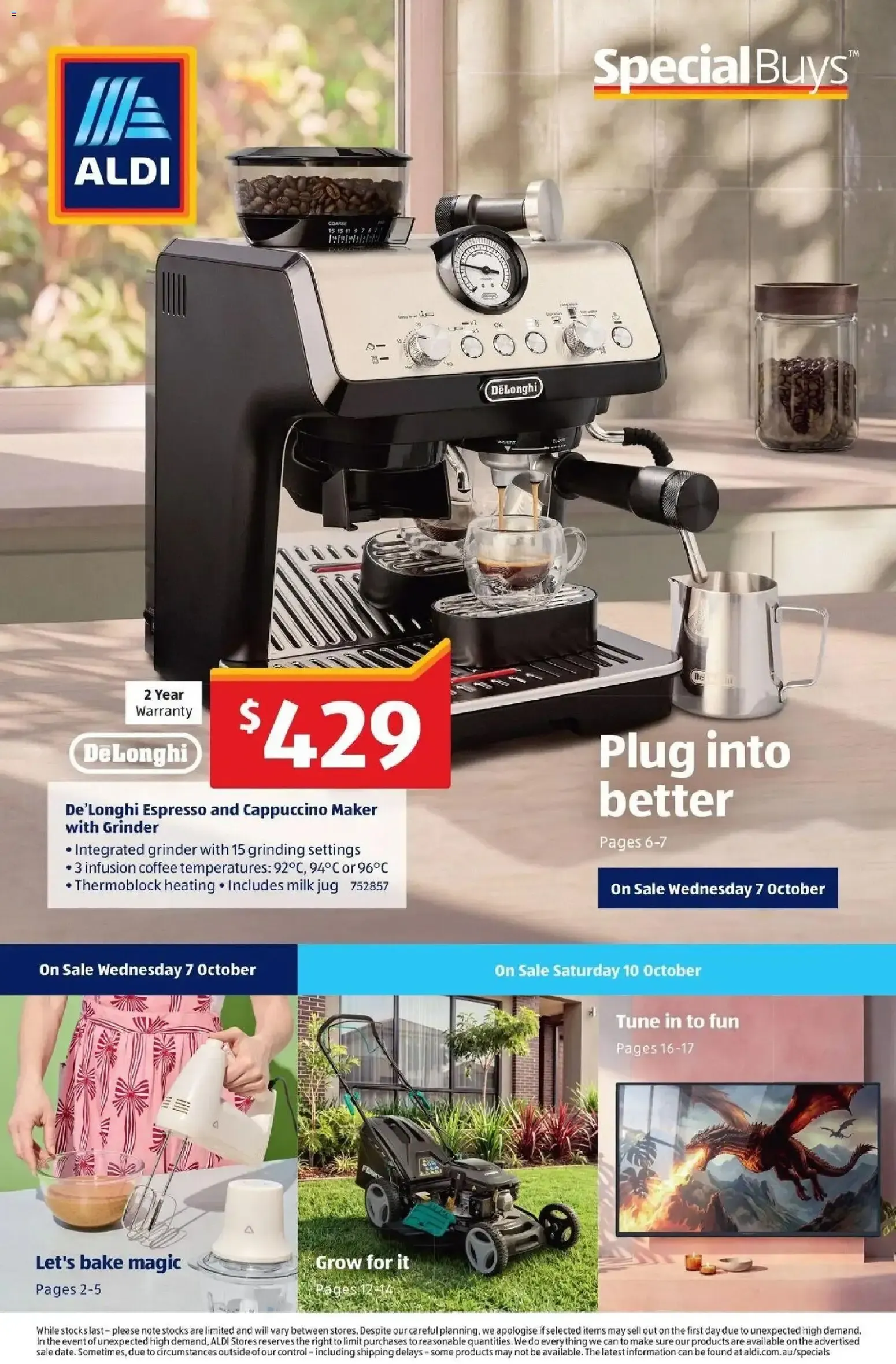 ALDI Special Buys - Catalogue valid from 7 October to 13 October 2026 - page 1